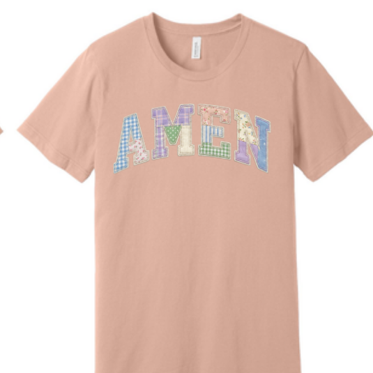 Amen faux quilted shirt | 100% Cotton Tshirt | Trendy patchwork Shirt | Stylish Trendy Apparel nn