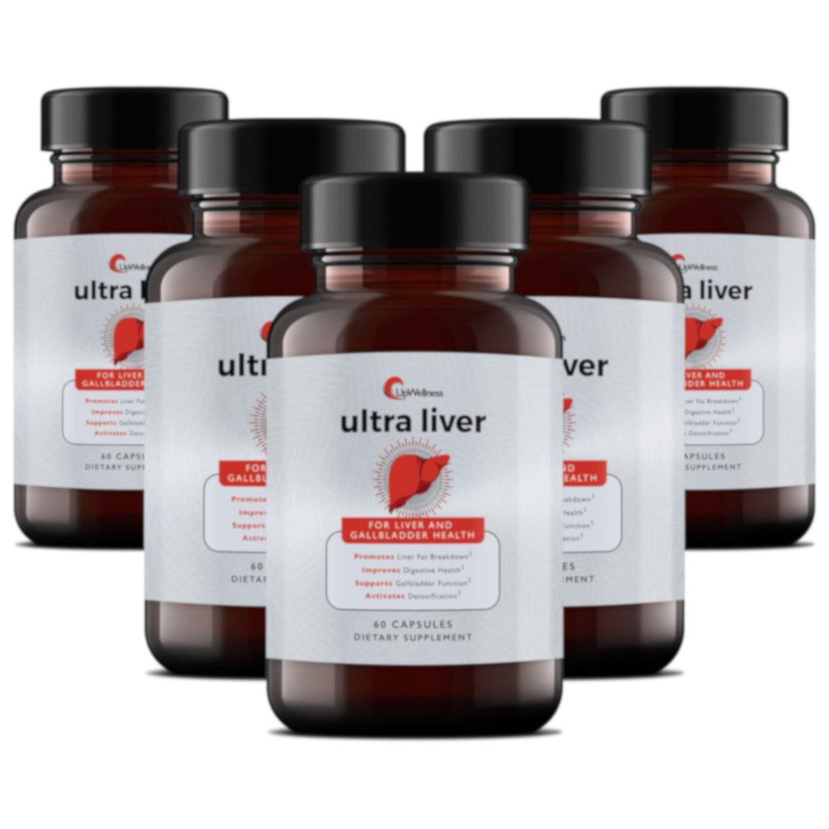 UpWellness Ultra Liver Support – TMG, NAC & Milk Thistle Formula for Liver and Gallbladder Health