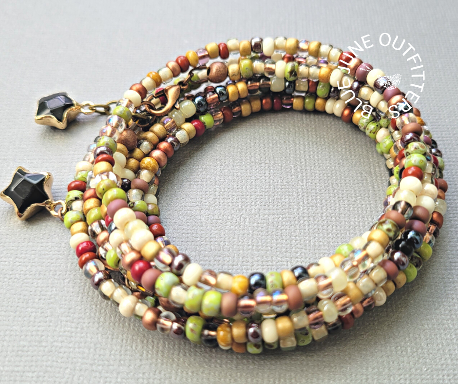 Boho Beaded Wrap Bracelet