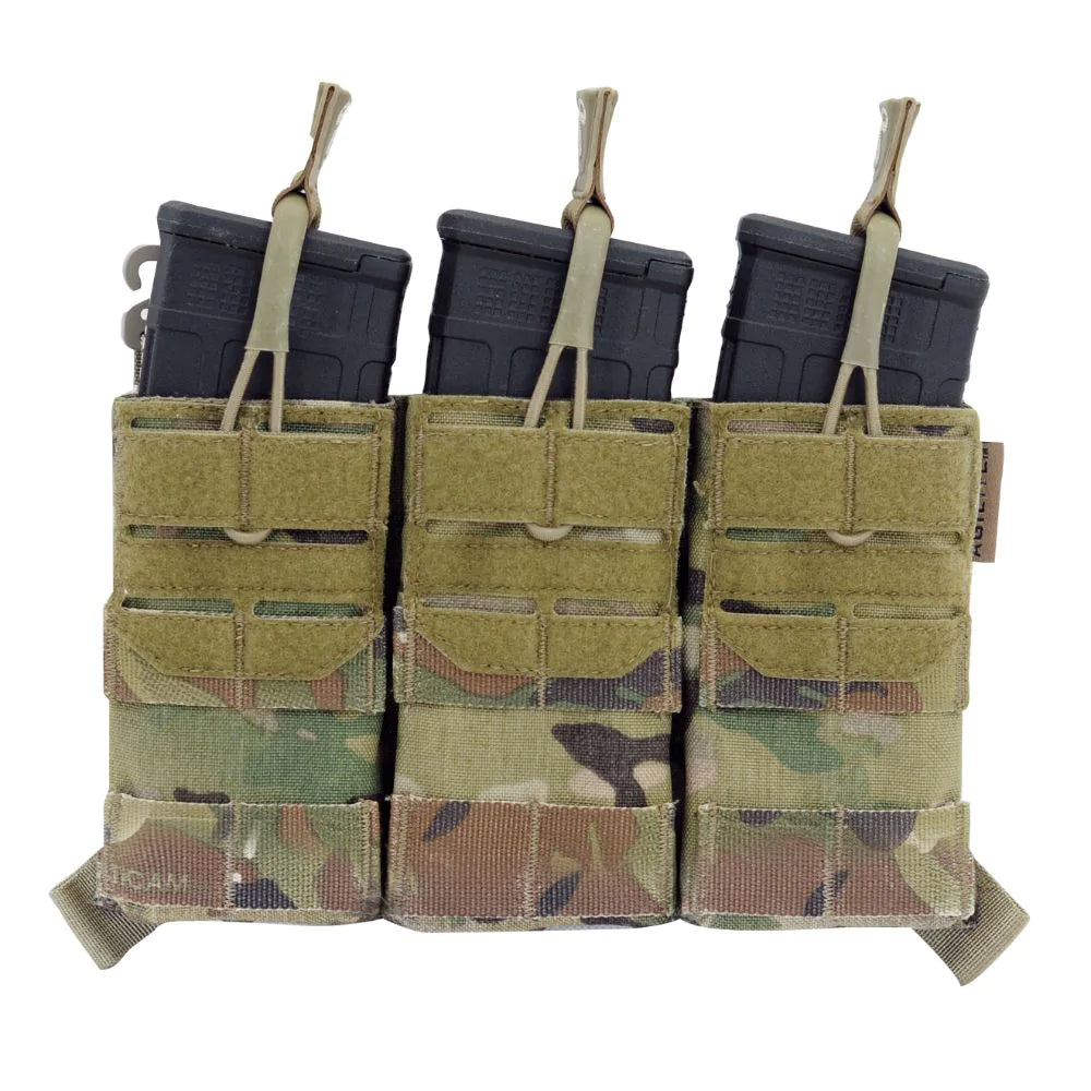 Placa frontal portacargadores triples AG3