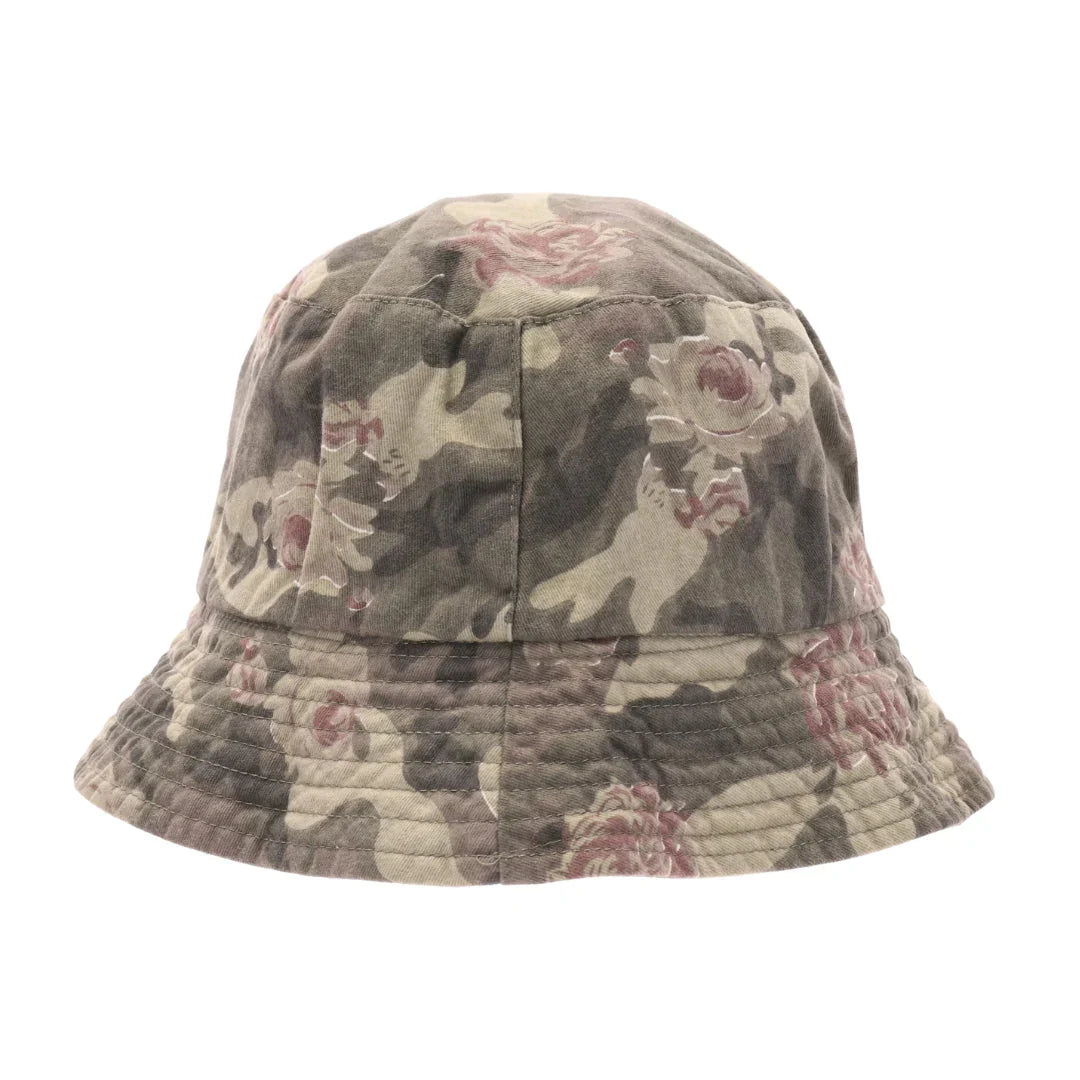 C.C Floral Camouflage Reversible Bucket Hat for Women