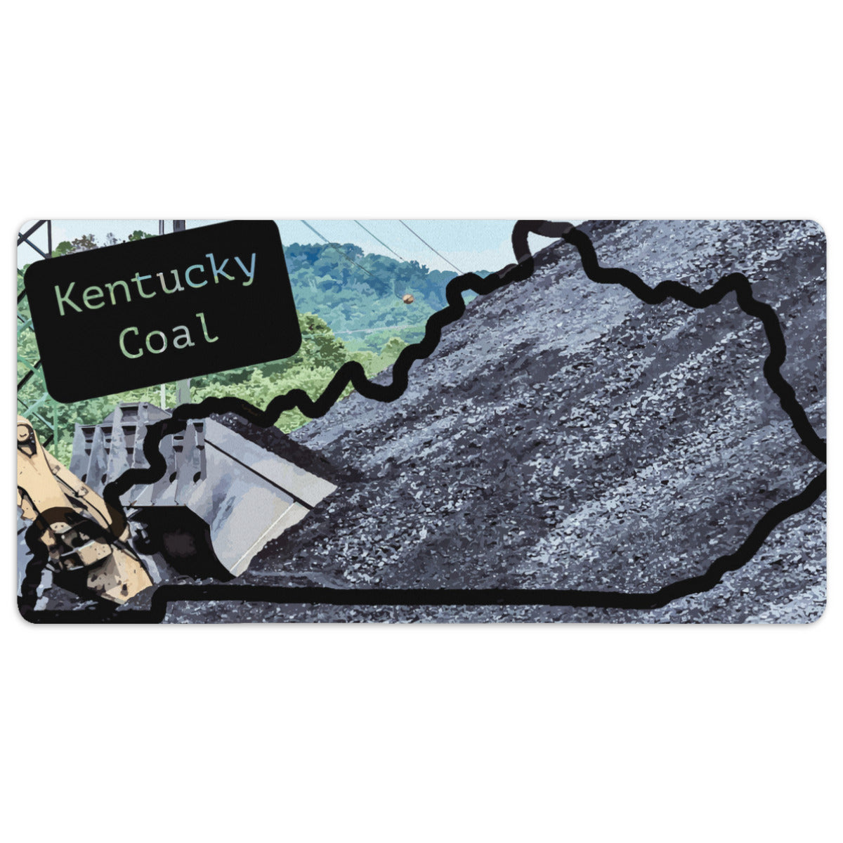 Kentucky Coal Industry Mousepad and Desk Mat - available in 2 sizes