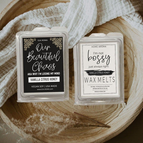 Wax Melts Scented Soy Tarts Variety Pack - Choose Scent and Label Color