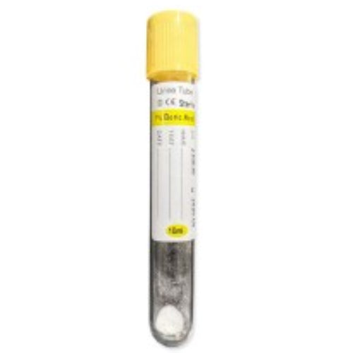 Tubo de orina al vacío, ácido bórico al 1%, 10ml