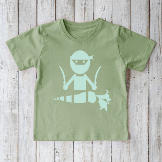 "Veggie Ninja" T-Shirt for Kids