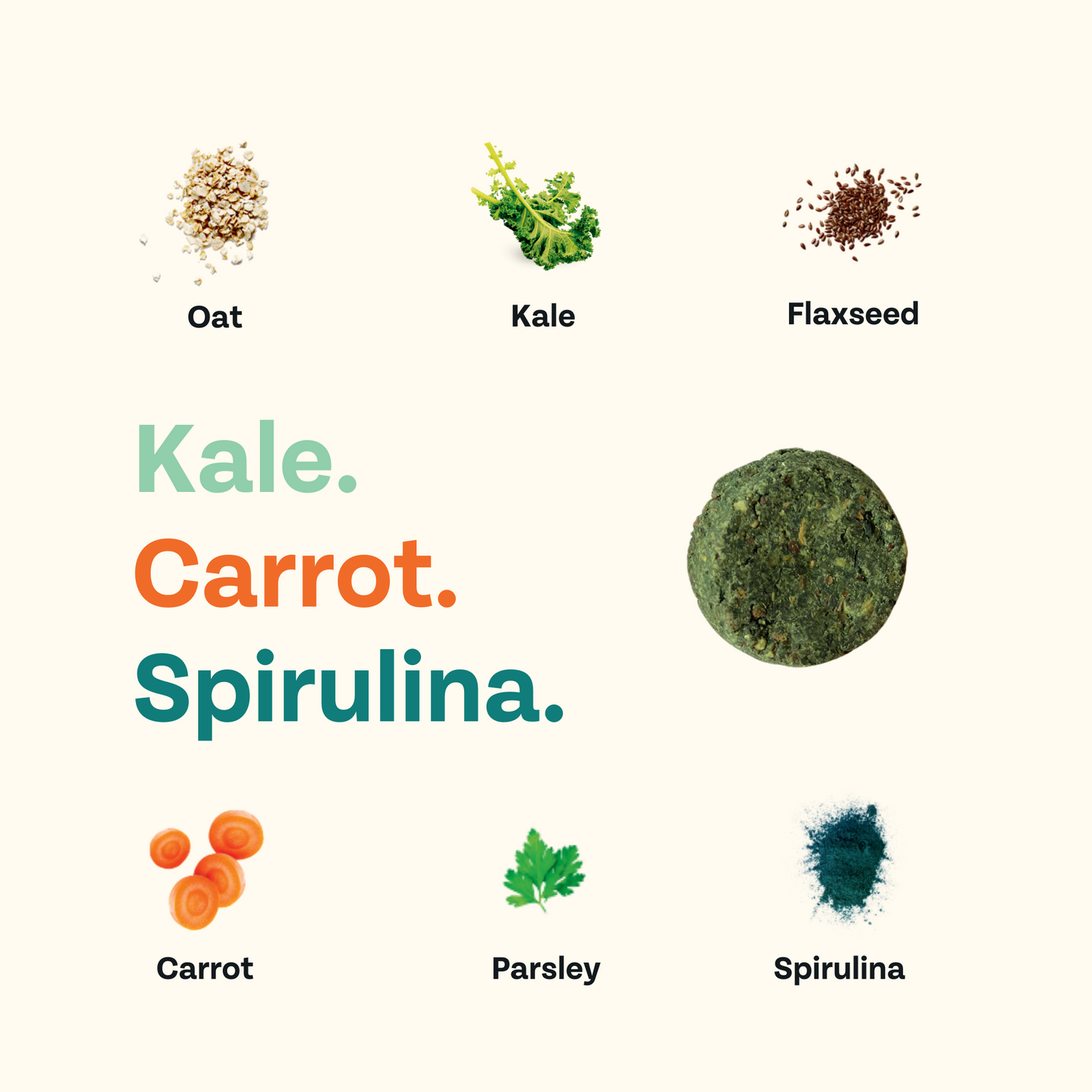 Veggie Dailies con Espirulina, paquete de 4