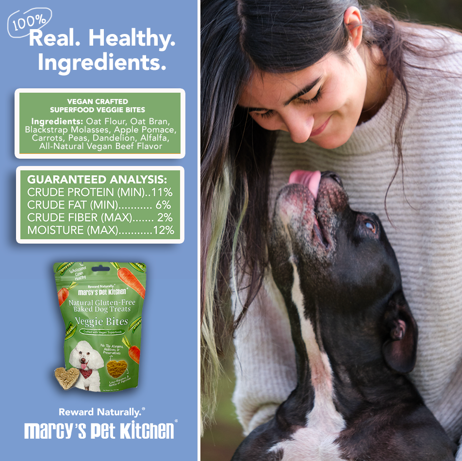 Marcy's Pet Kitchen-Vet Recommend- All Natural-Vegan Homemade,-Gluten Free-Chicken Free-for Sensitive Stomachs-Made in The USA Only