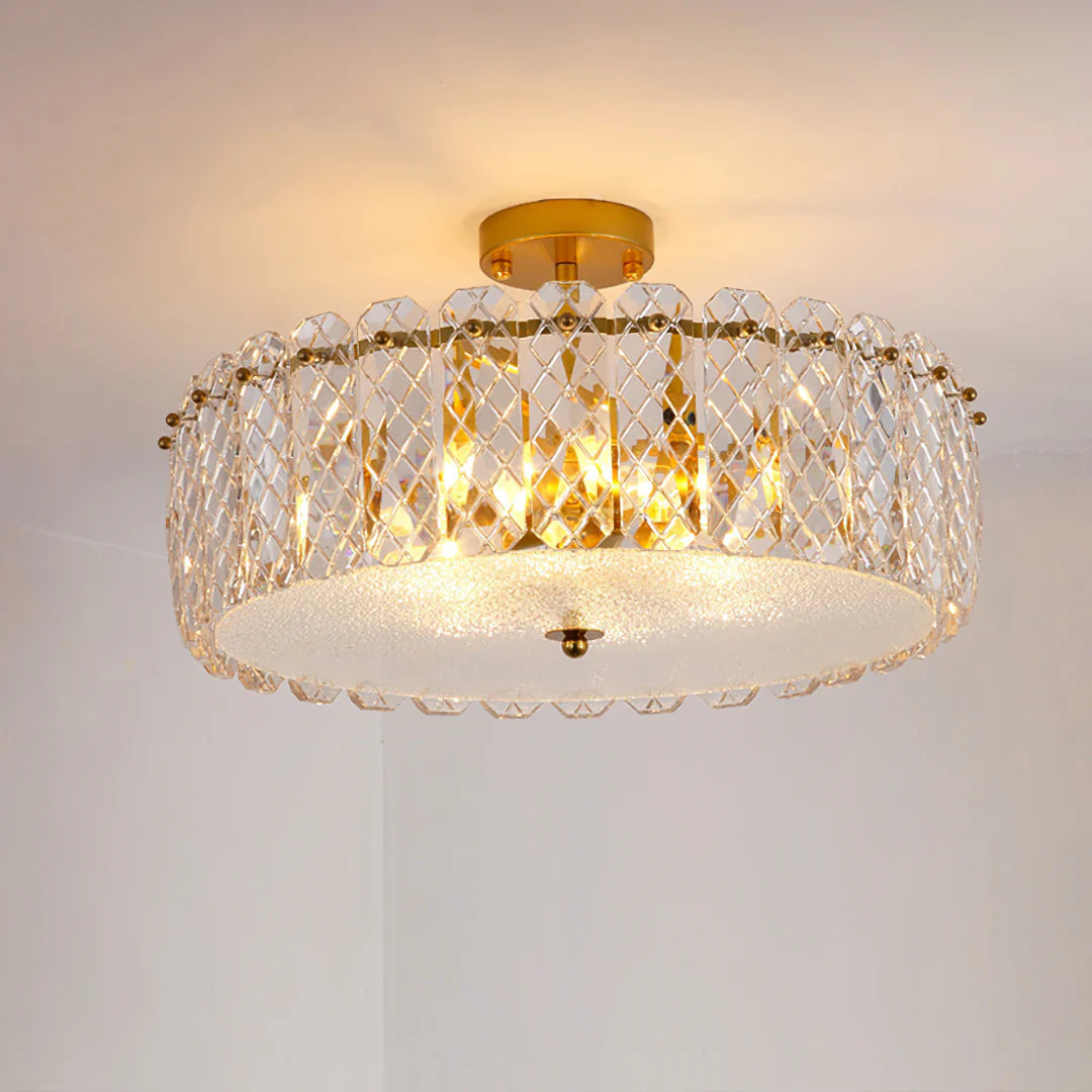 Lámpara de techo de cristal Vélez