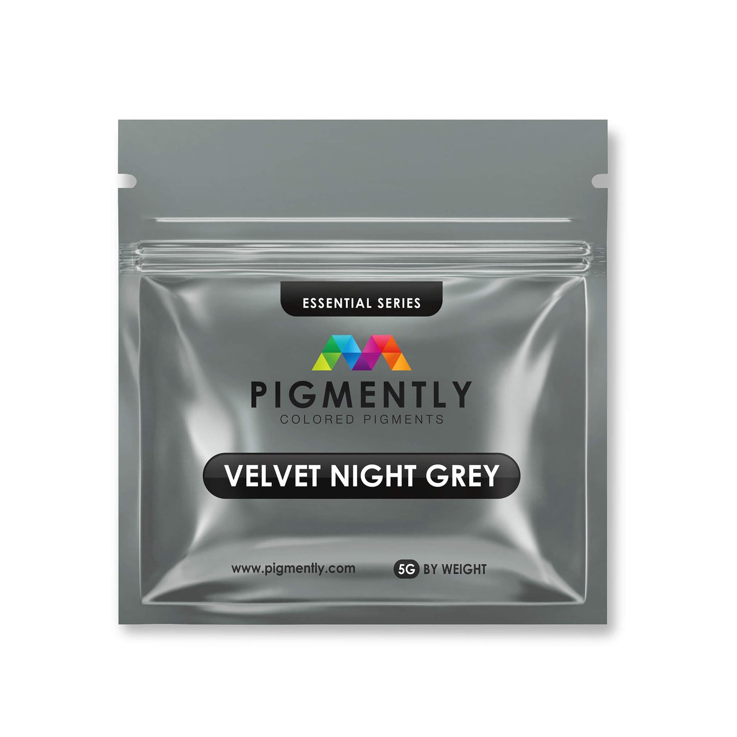 Pigmento en polvo epoxi gris noche aterciopelado