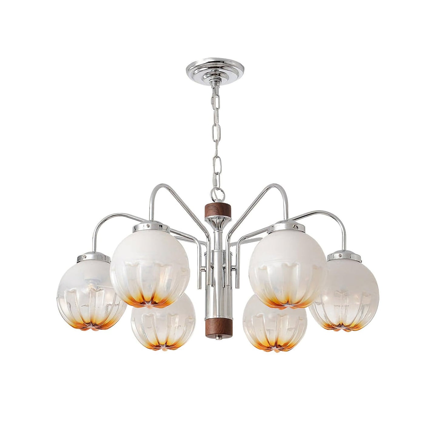 Candelabro de cristal en forma de capullo de flor
