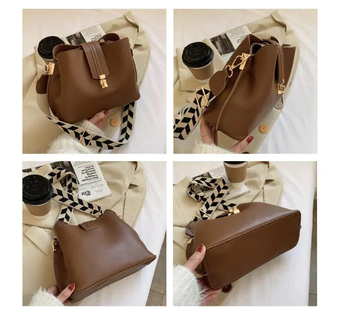 Bolso Cubo Moderno para Mujer - Bandolera Estilo Coreano