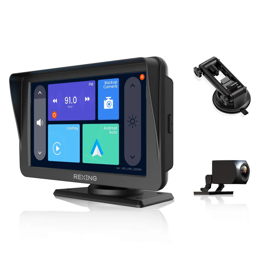 Receptor multimedia REXING W1 con cámara de reversa