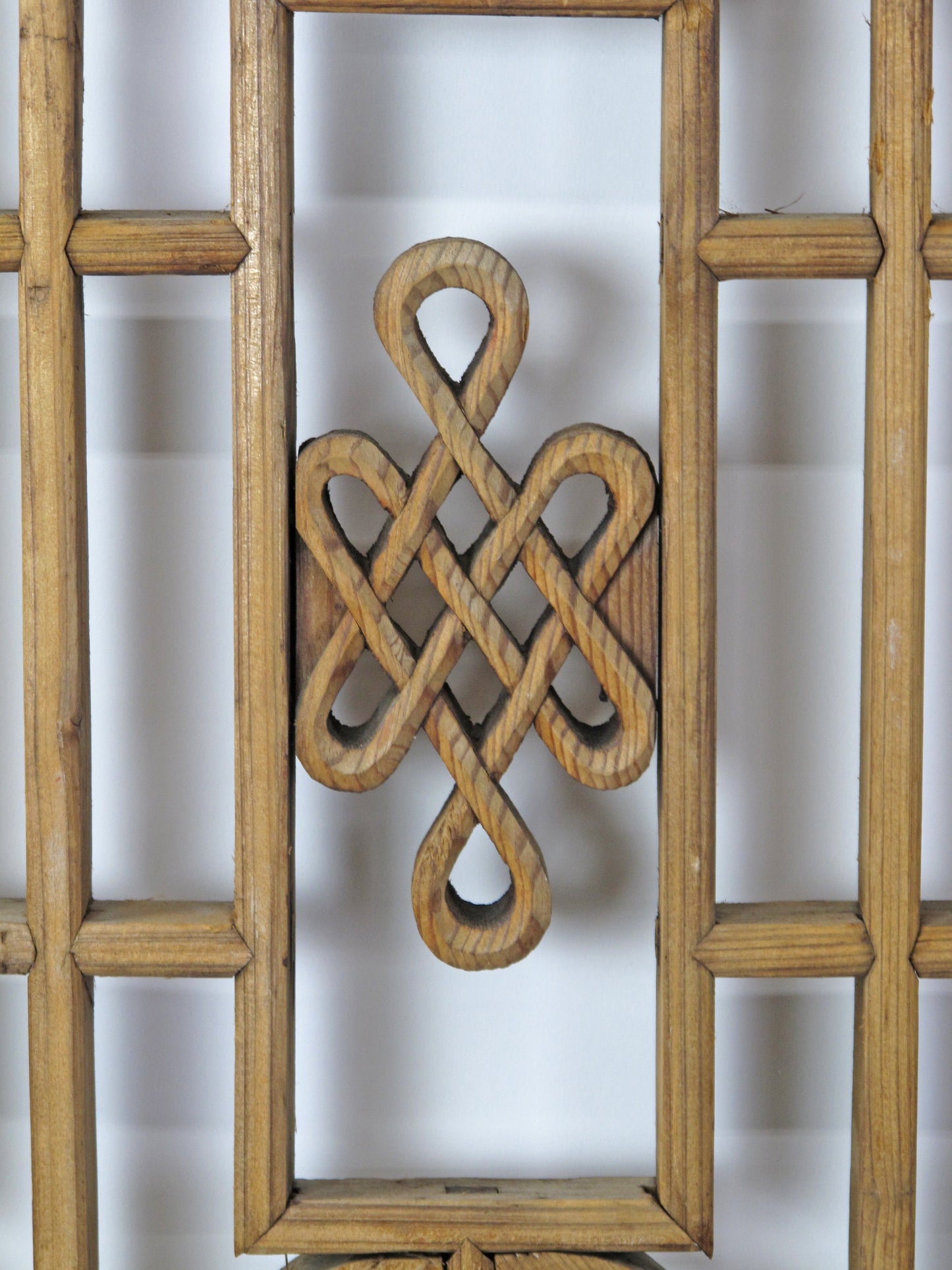 Two Antique Chinese Wood Screen Panels