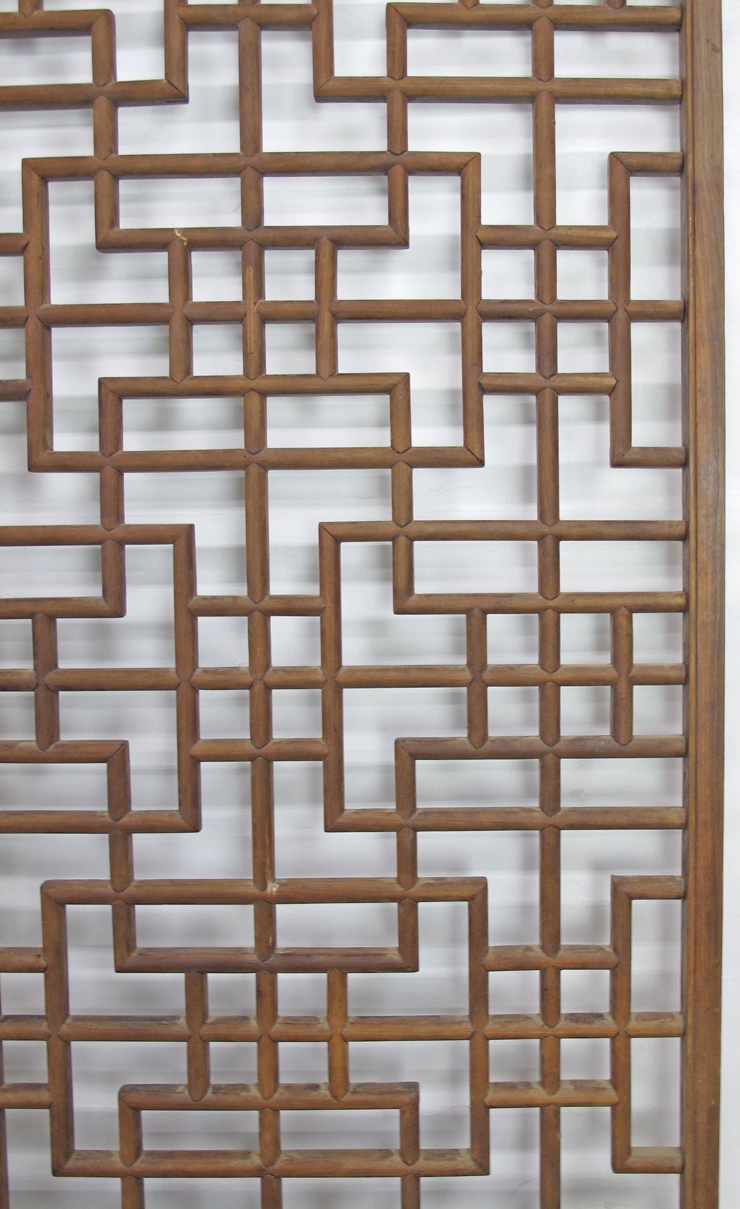 Lattice Antique Chinese Wood Screen Panel