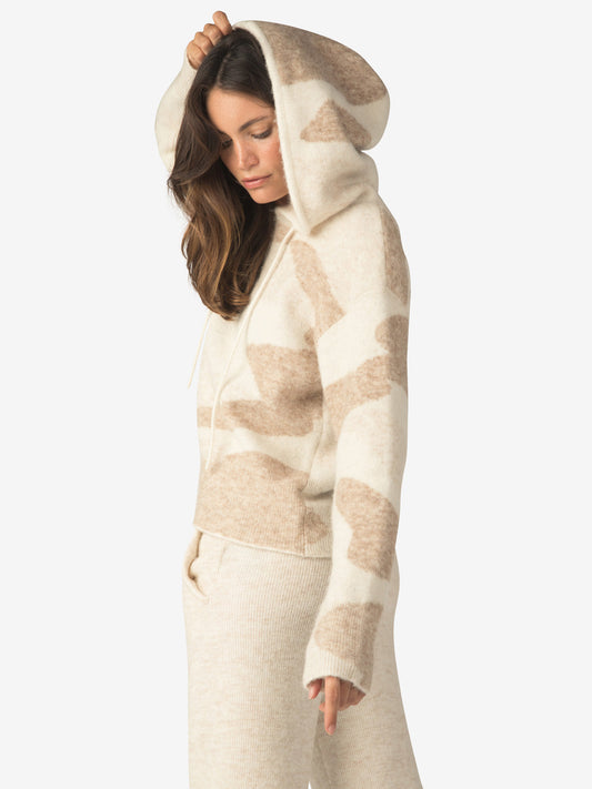 Sudadera con capucha Chalet - Camuflaje Crema