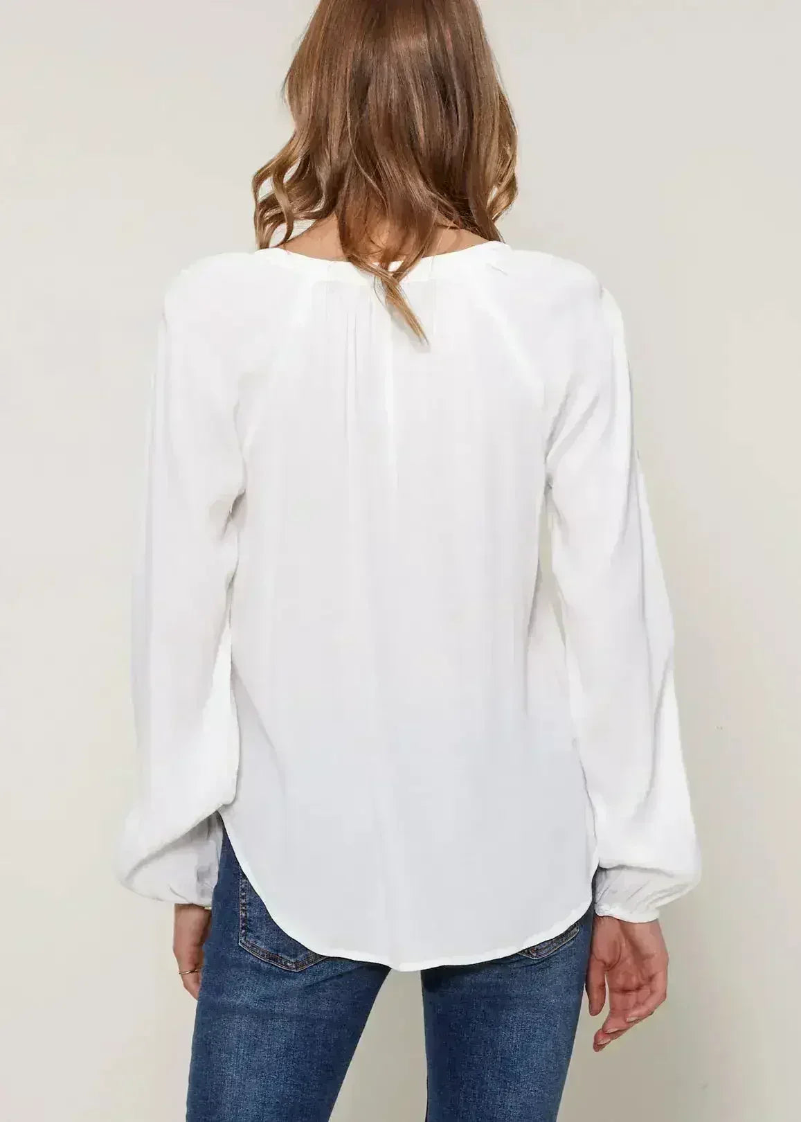 Women's Lace Up Blouse Office Style | Femstylo