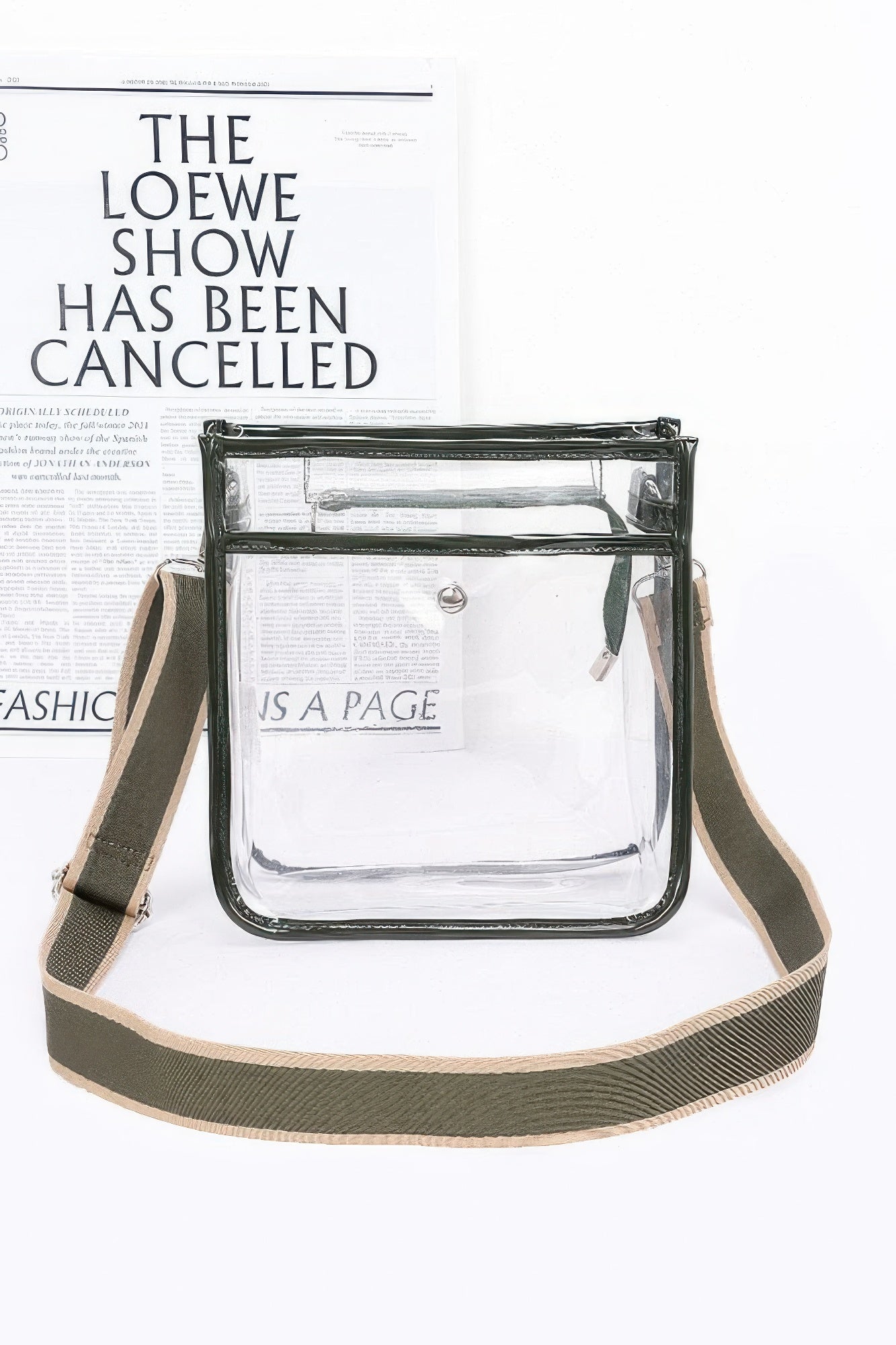 Transparent School Bag W/ Strap