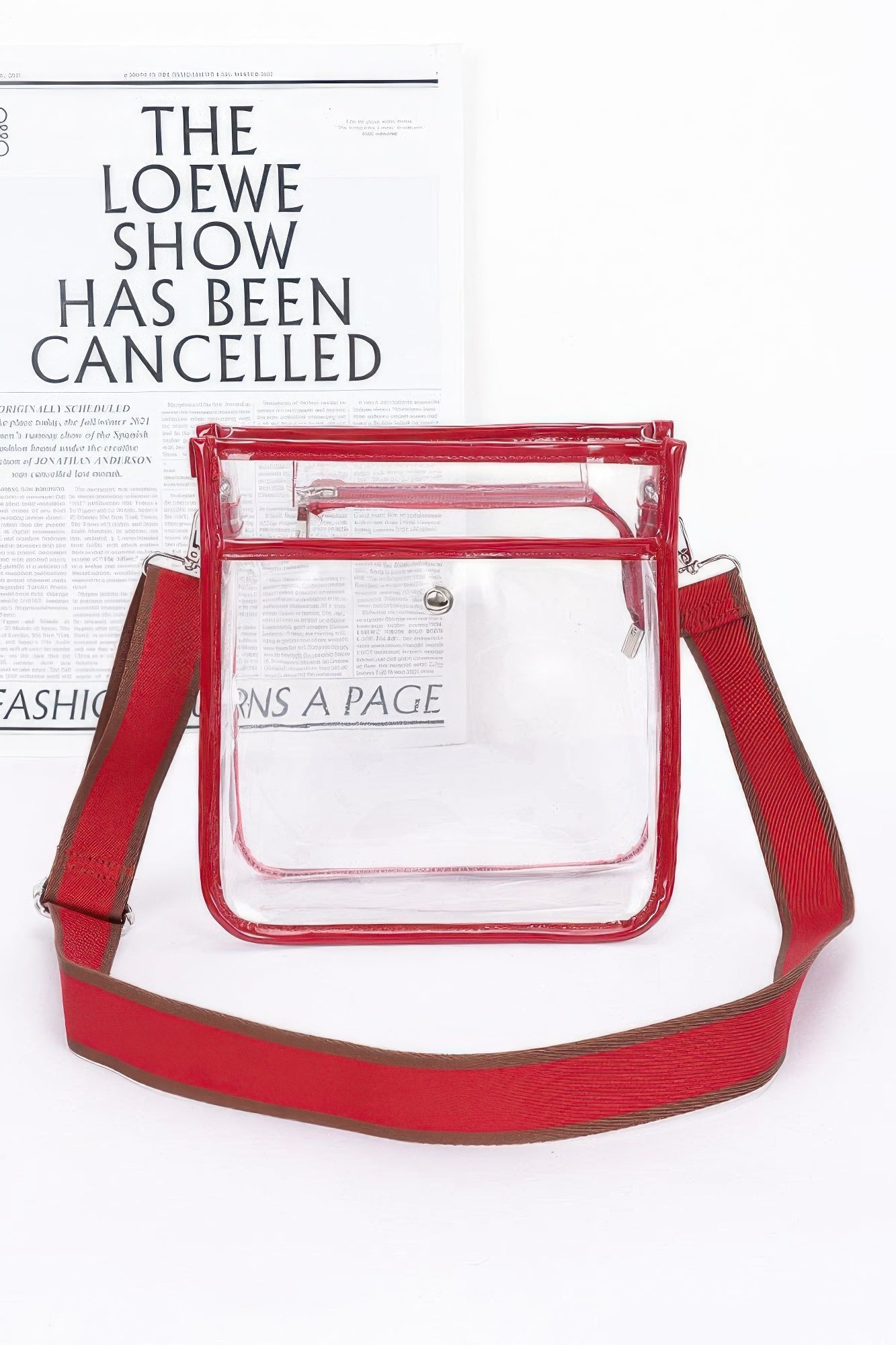 Transparent School Bag W/ Strap