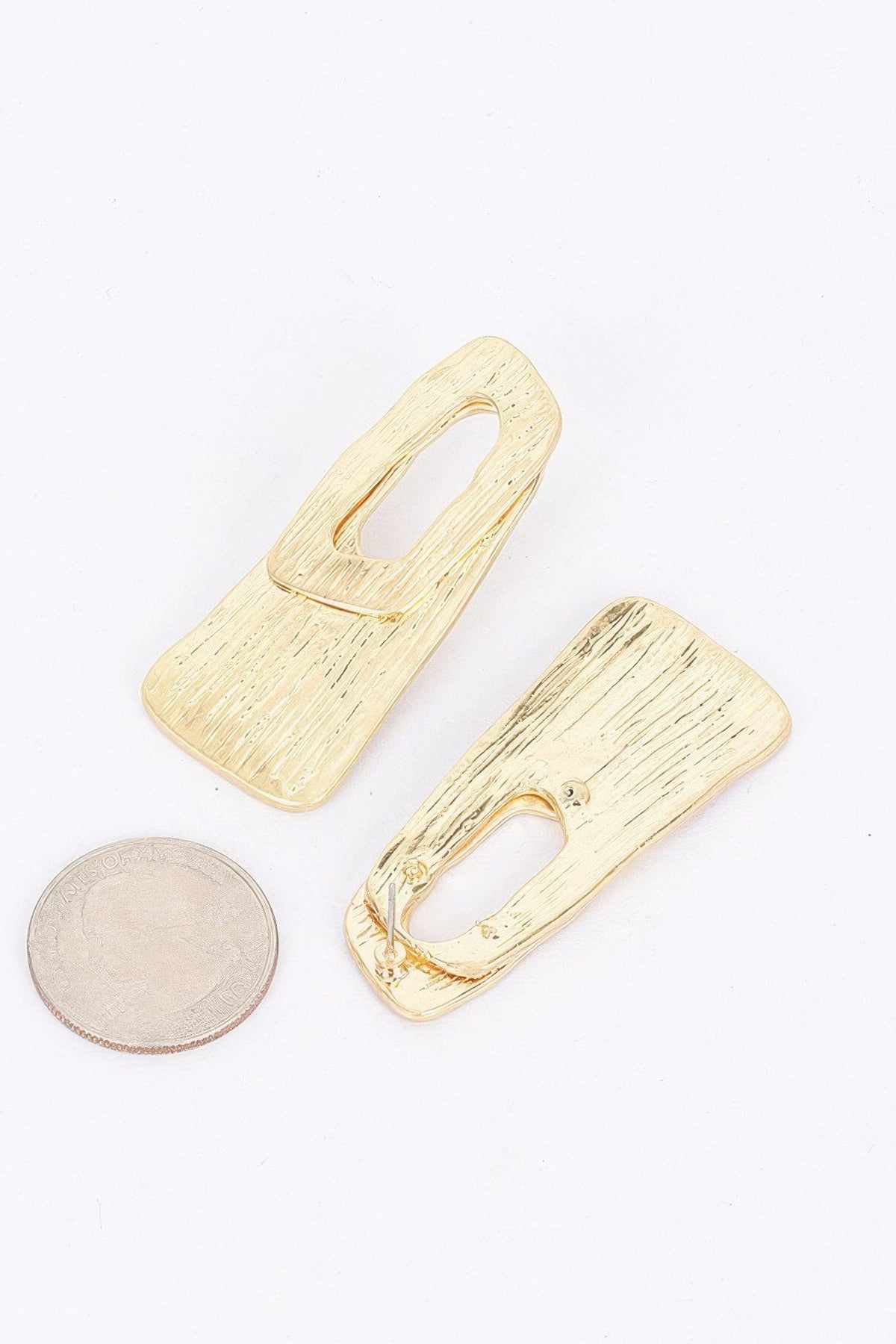 Gold Plated Metal Earring
