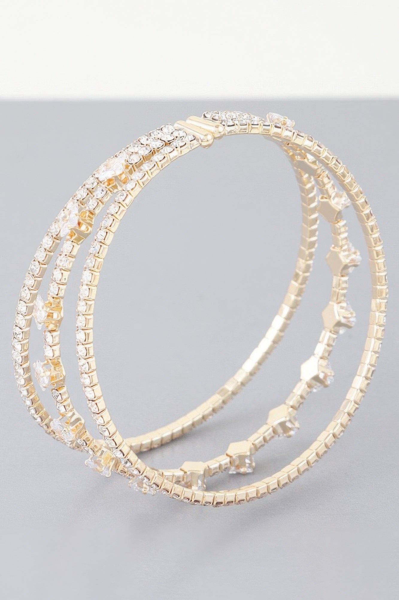 Triple Cubic Zirconia Bracelet