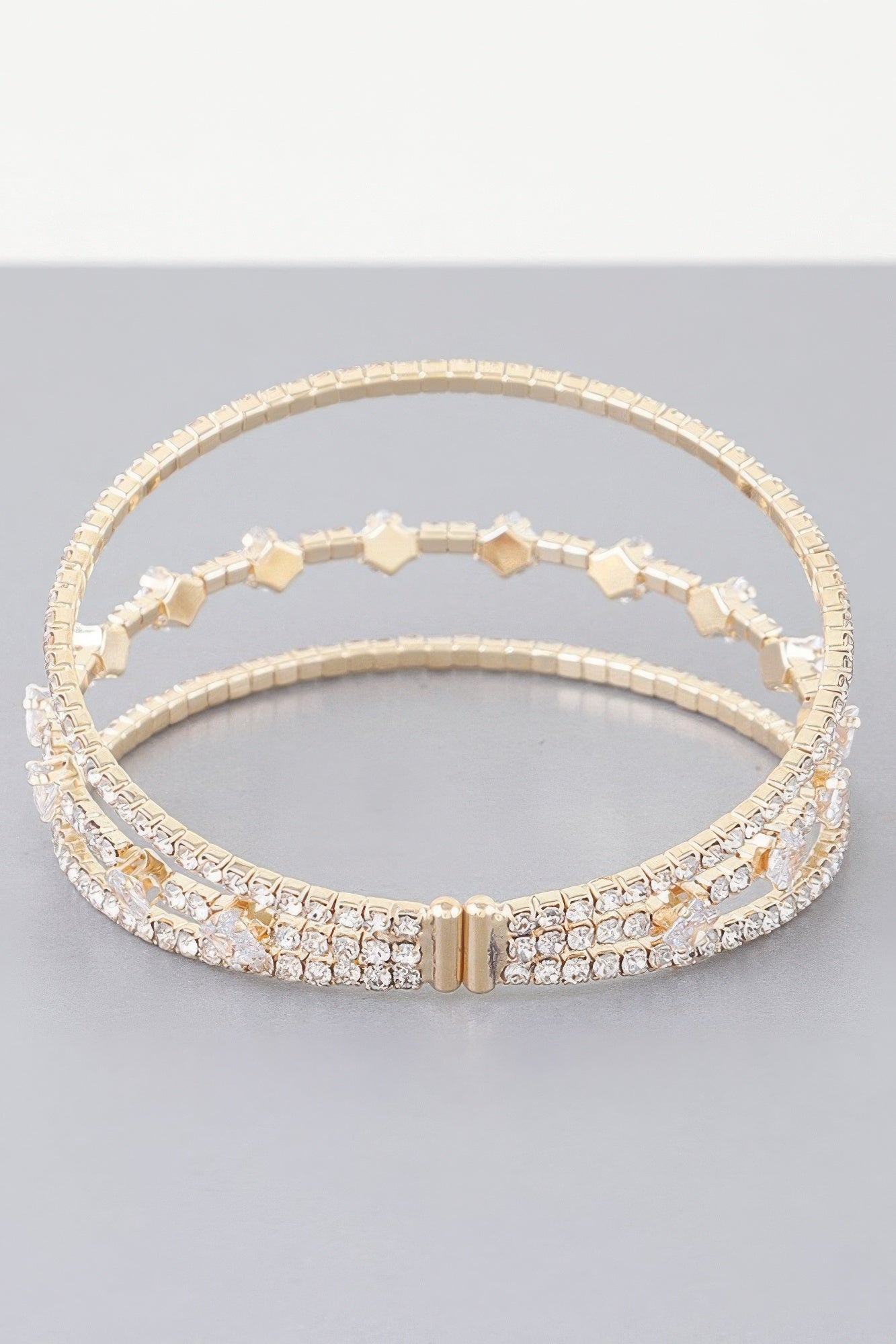 Triple Cubic Zirconia Bracelet