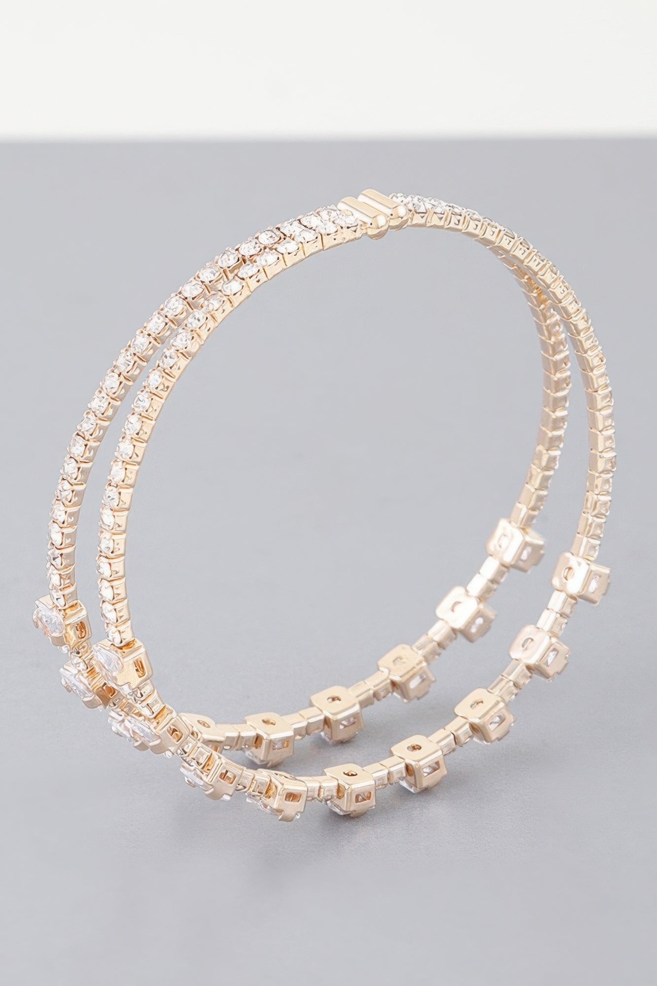 Double Cubic Zirconia Bracelet