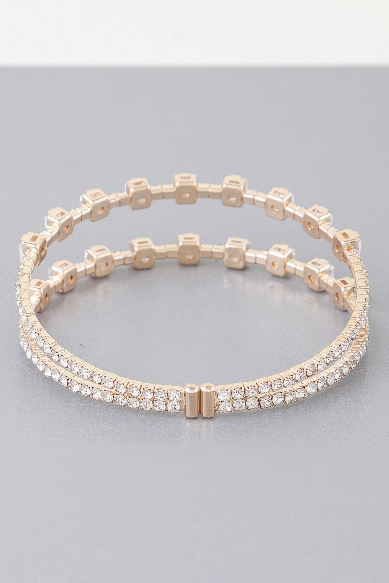 Double Cubic Zirconia Bracelet