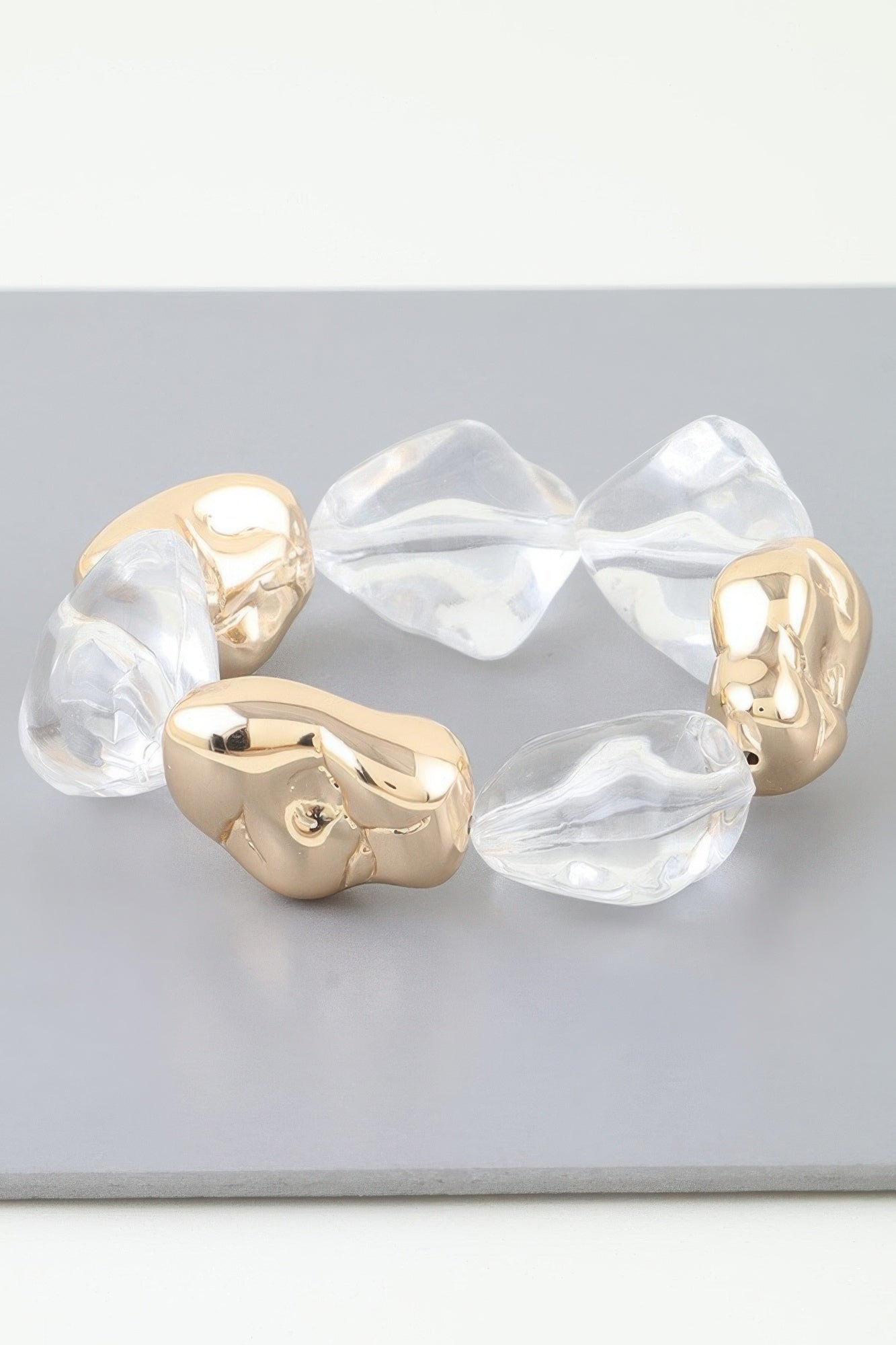 Abstract Stone Beaded Bracelet