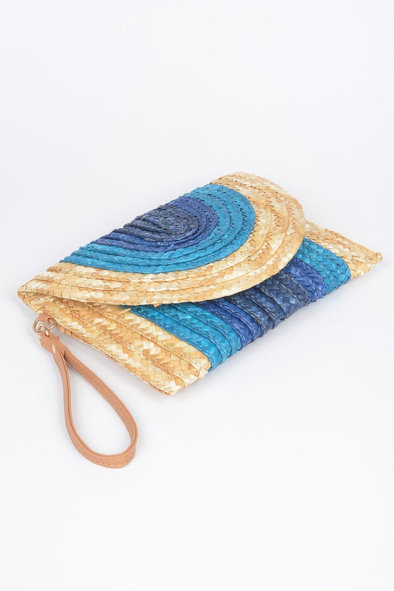 Straw Coloful Envelope Clutch