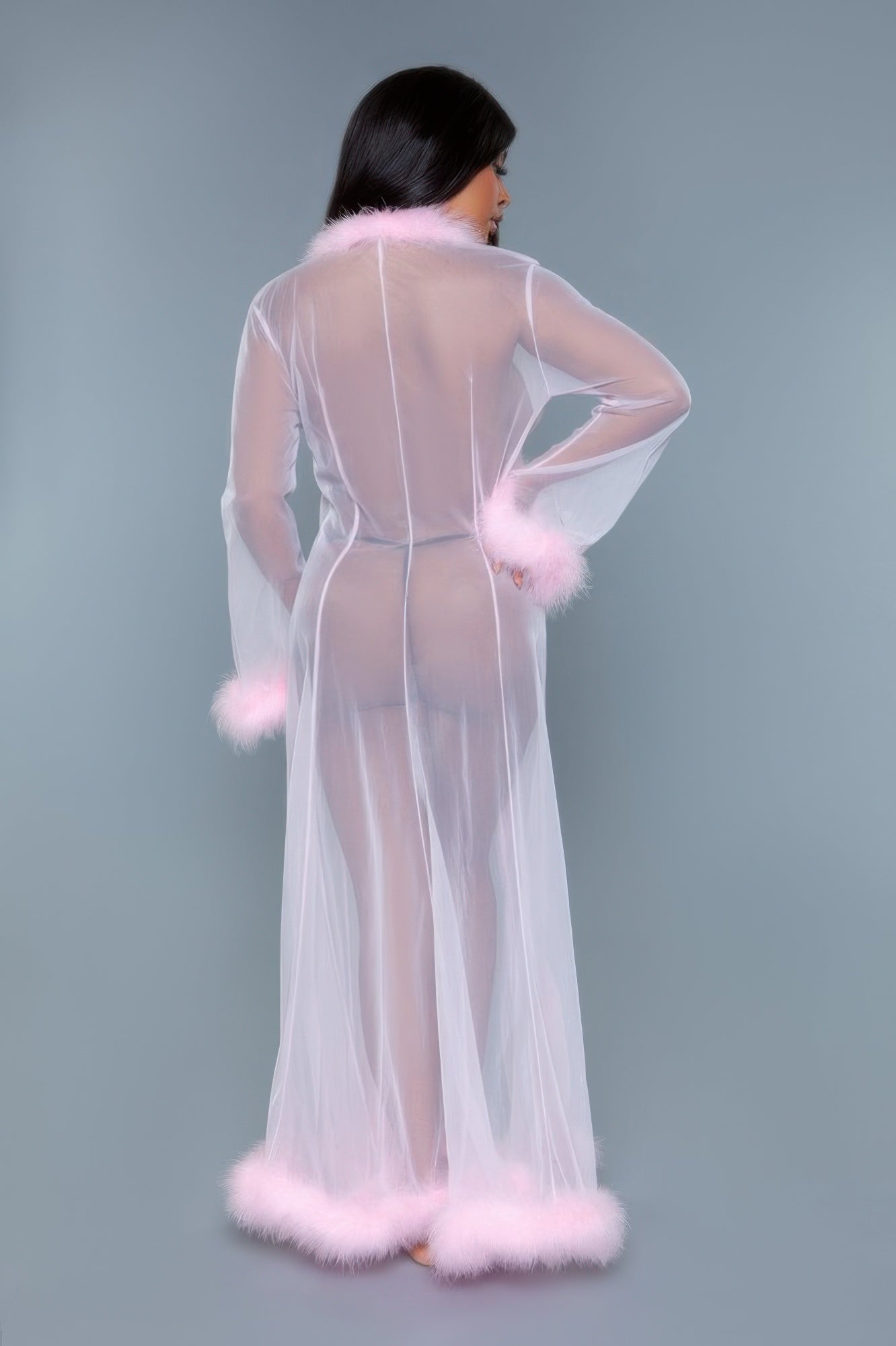 Marabou Robe See size chart under “more details”
