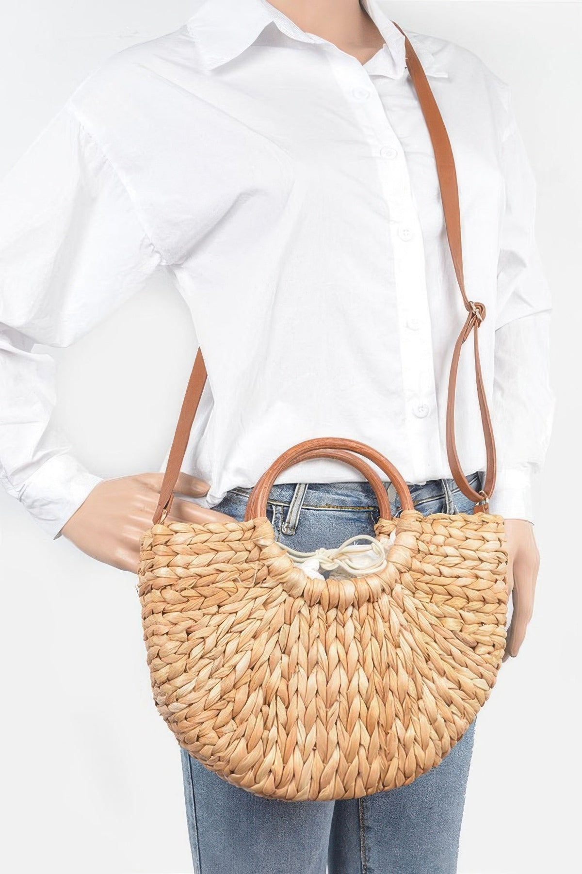 Twist Knotted Handled Clutch Bag