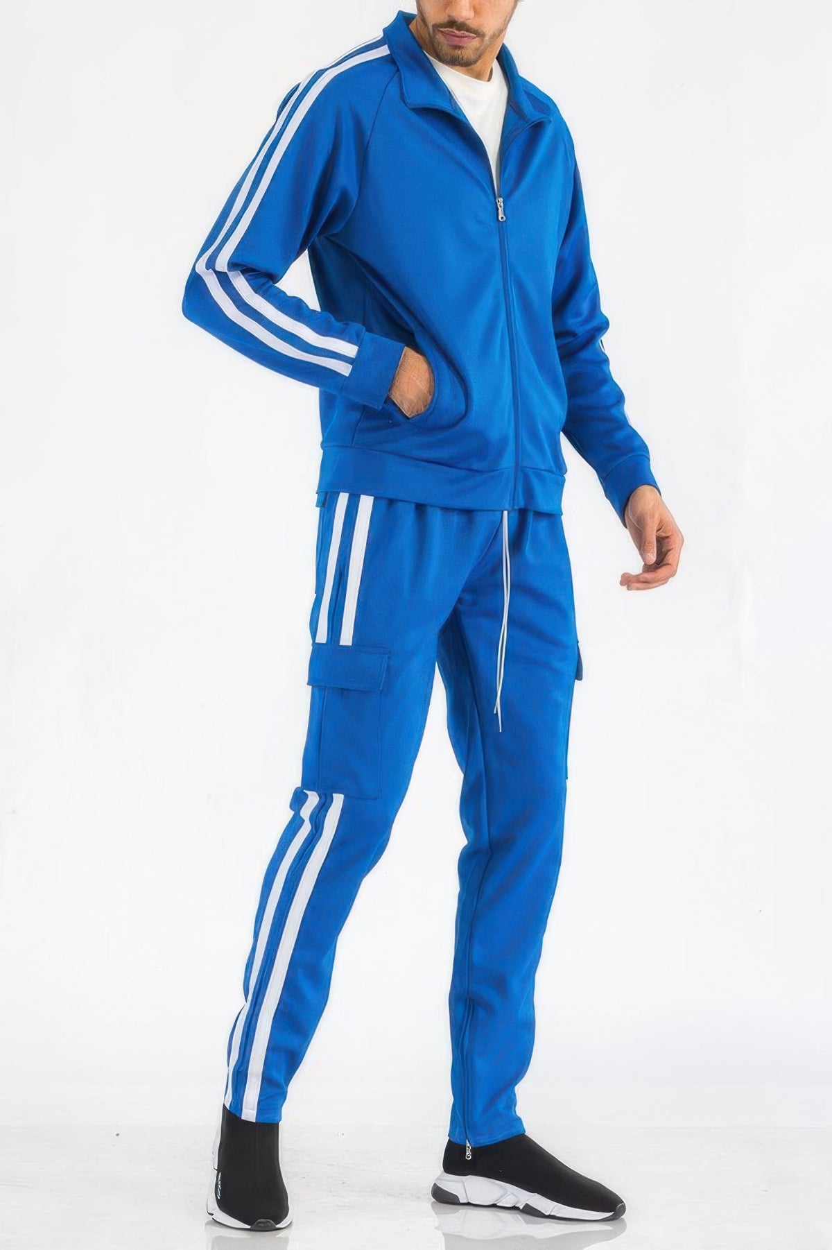 Two Stripe Utility Pocket Track Suit