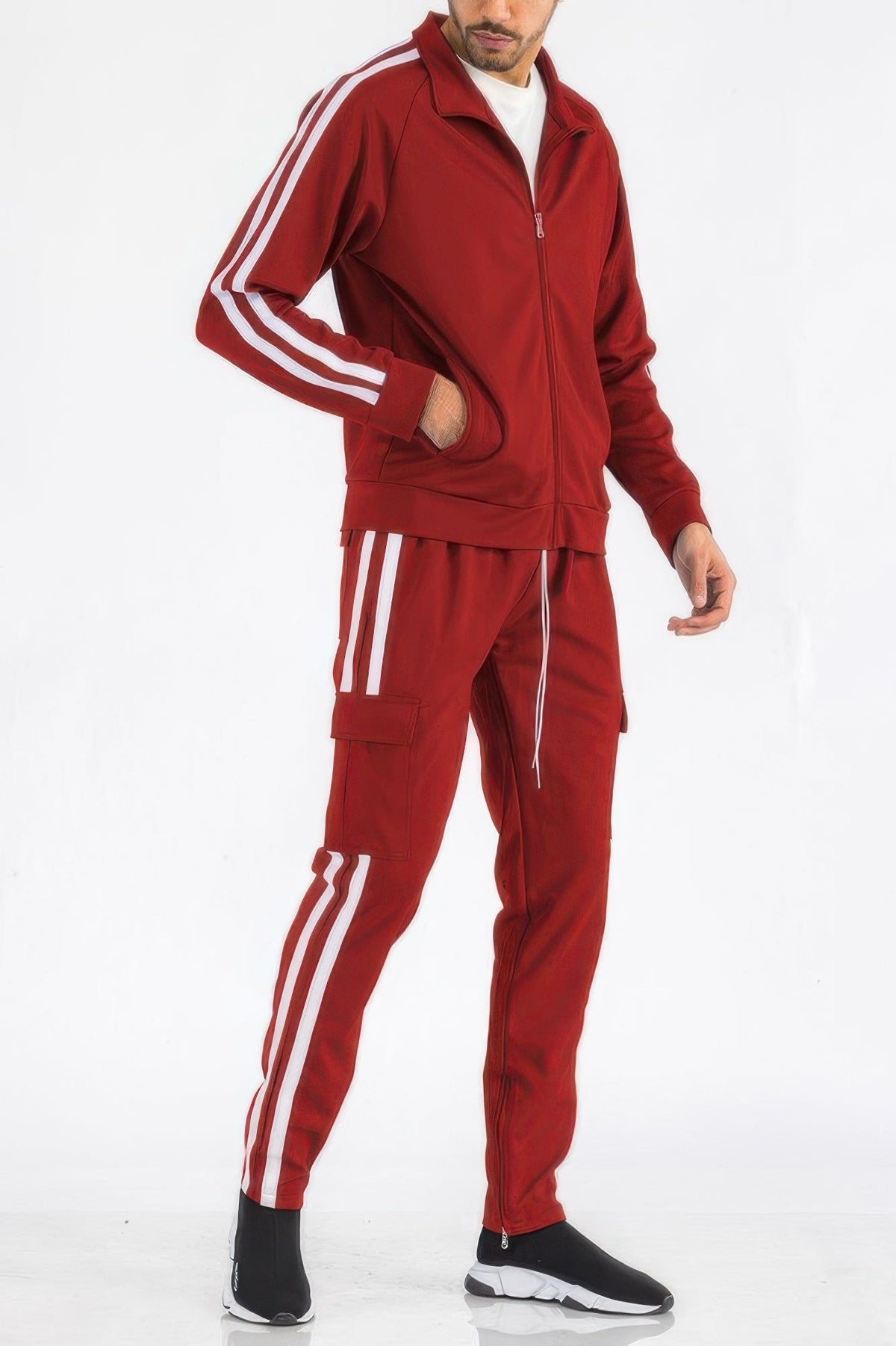 Two Stripe Utility Pocket Track Suit