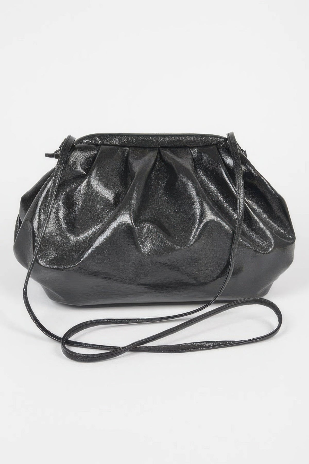 Metallic Pu Crossbody Bag