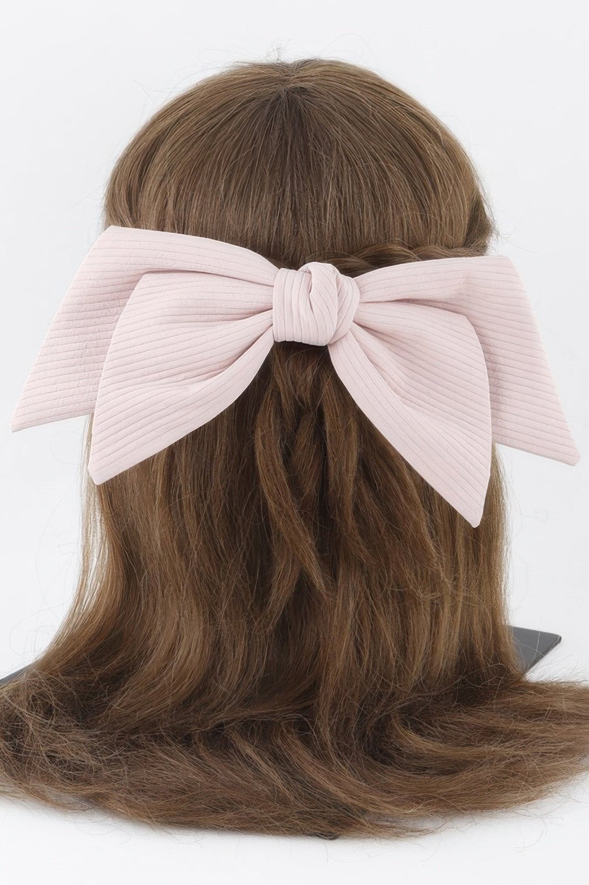 Lined Ribbon Hair Clip