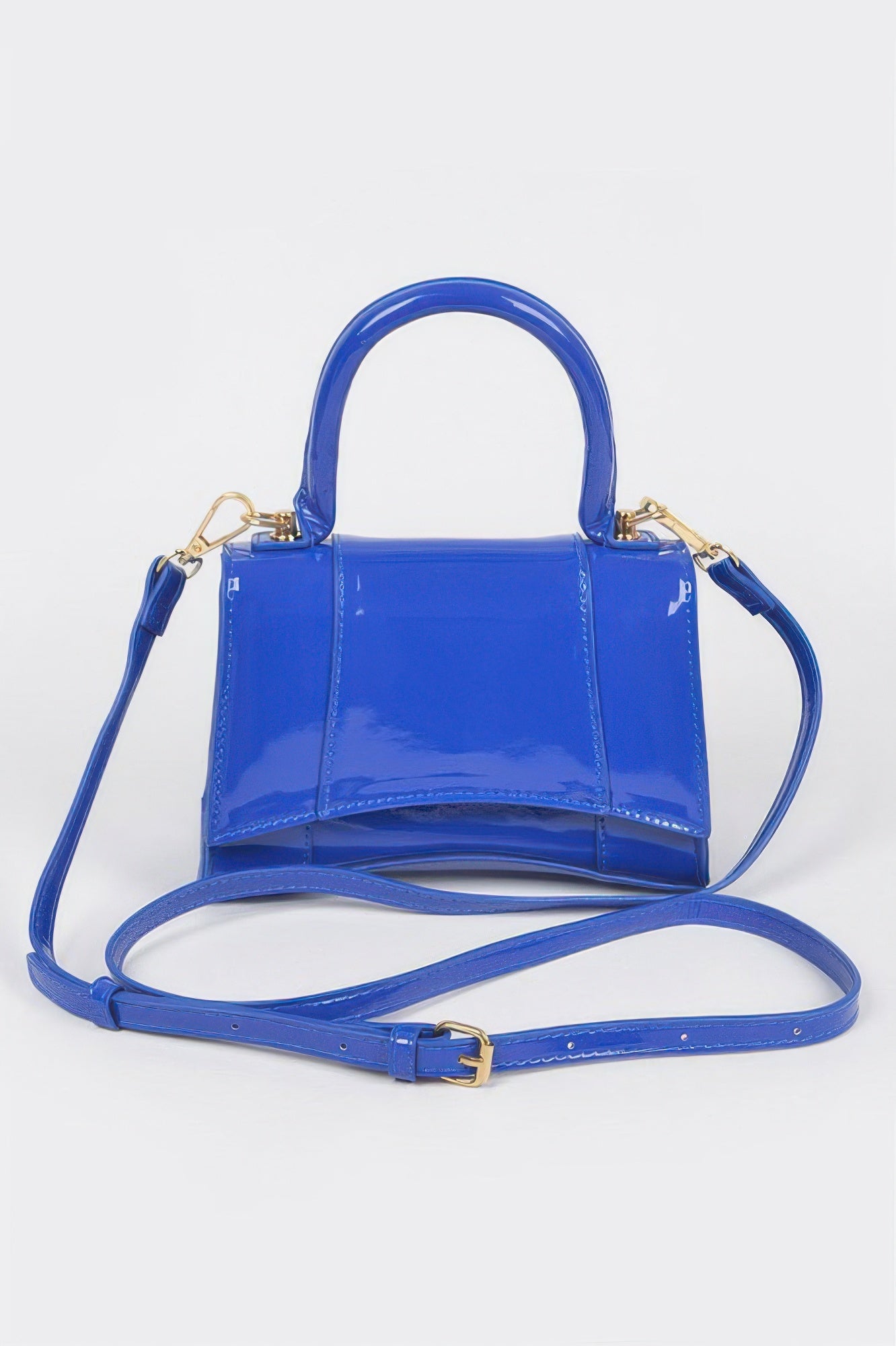 Enamel Top Handle Bag