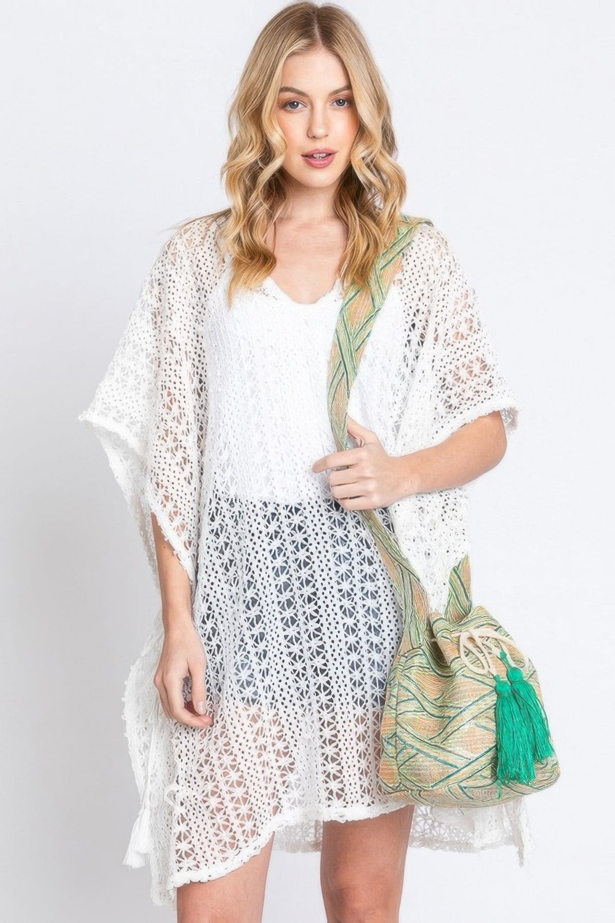 Aztec Bucket Bag With Aztec Strap