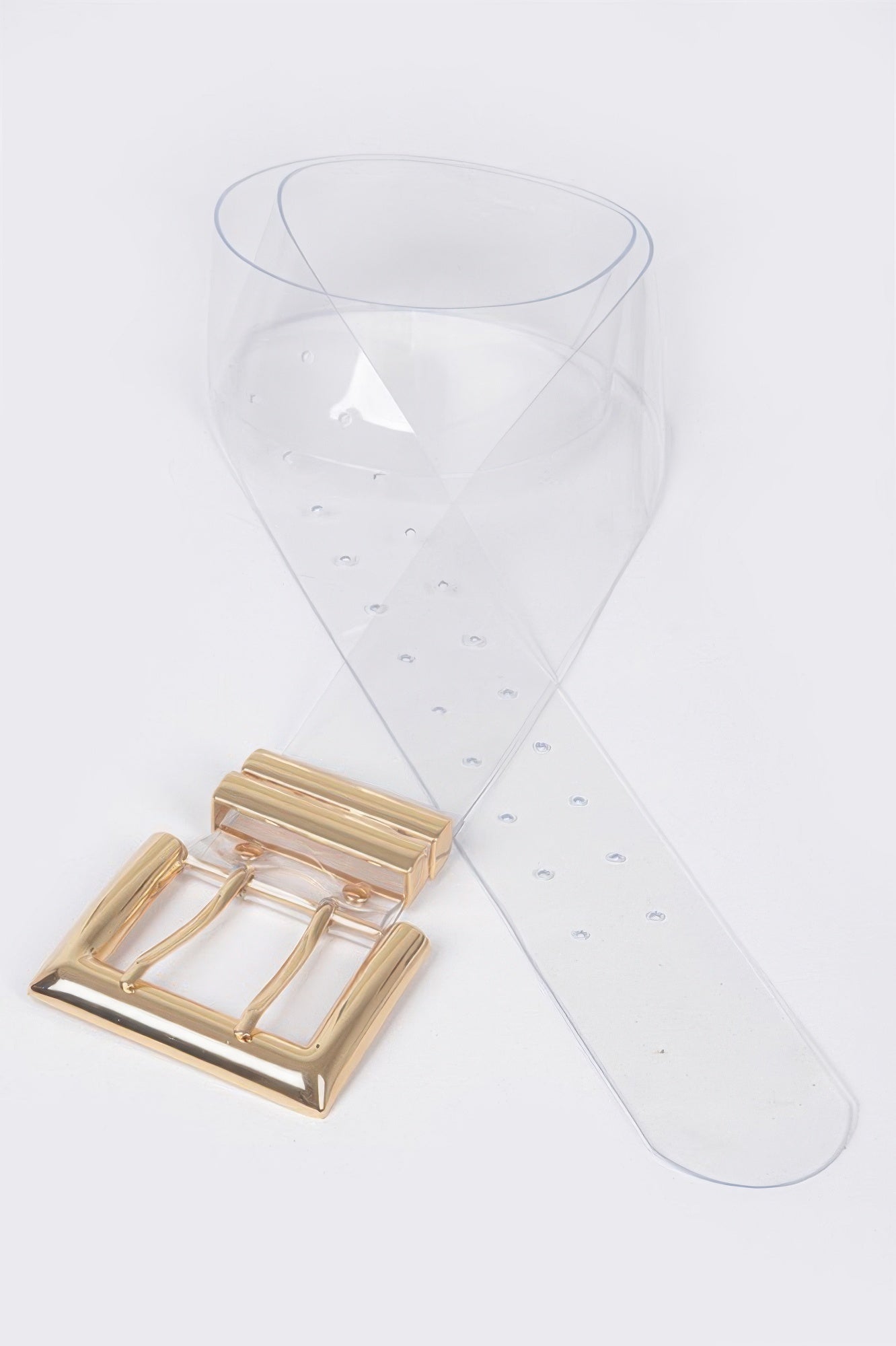 Metal Buckle Plus Size Elastic Belt