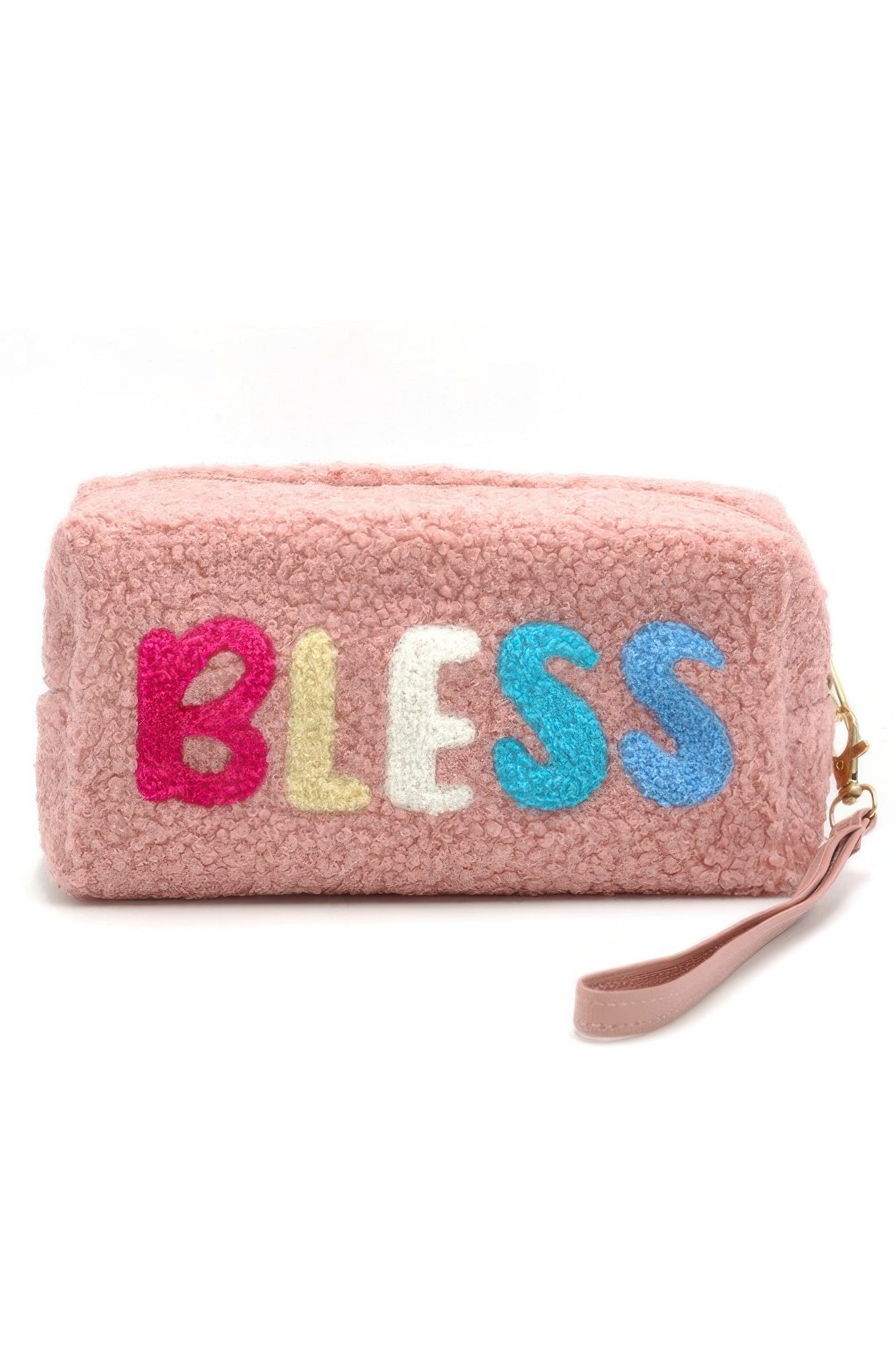 Faux Fur Bless Pouch W/wristlet