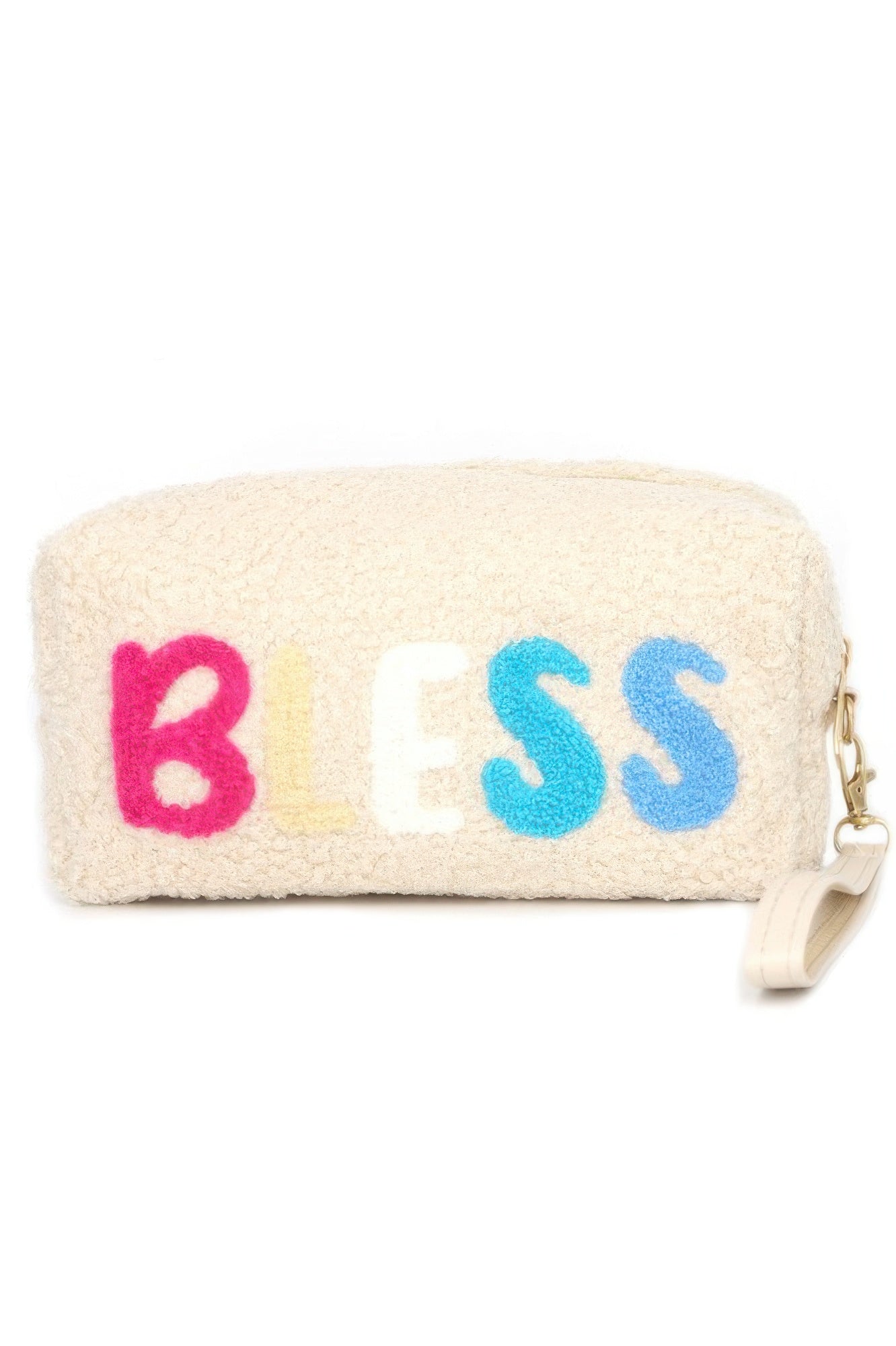 Faux Fur Bless Pouch W/wristlet