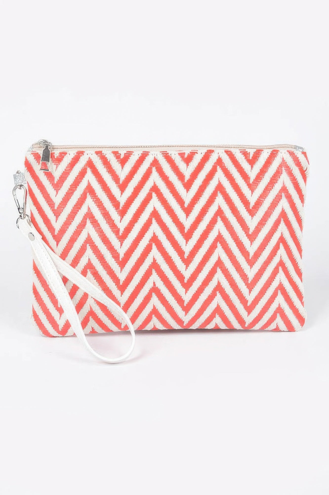 Faux Straw Pouch Bag