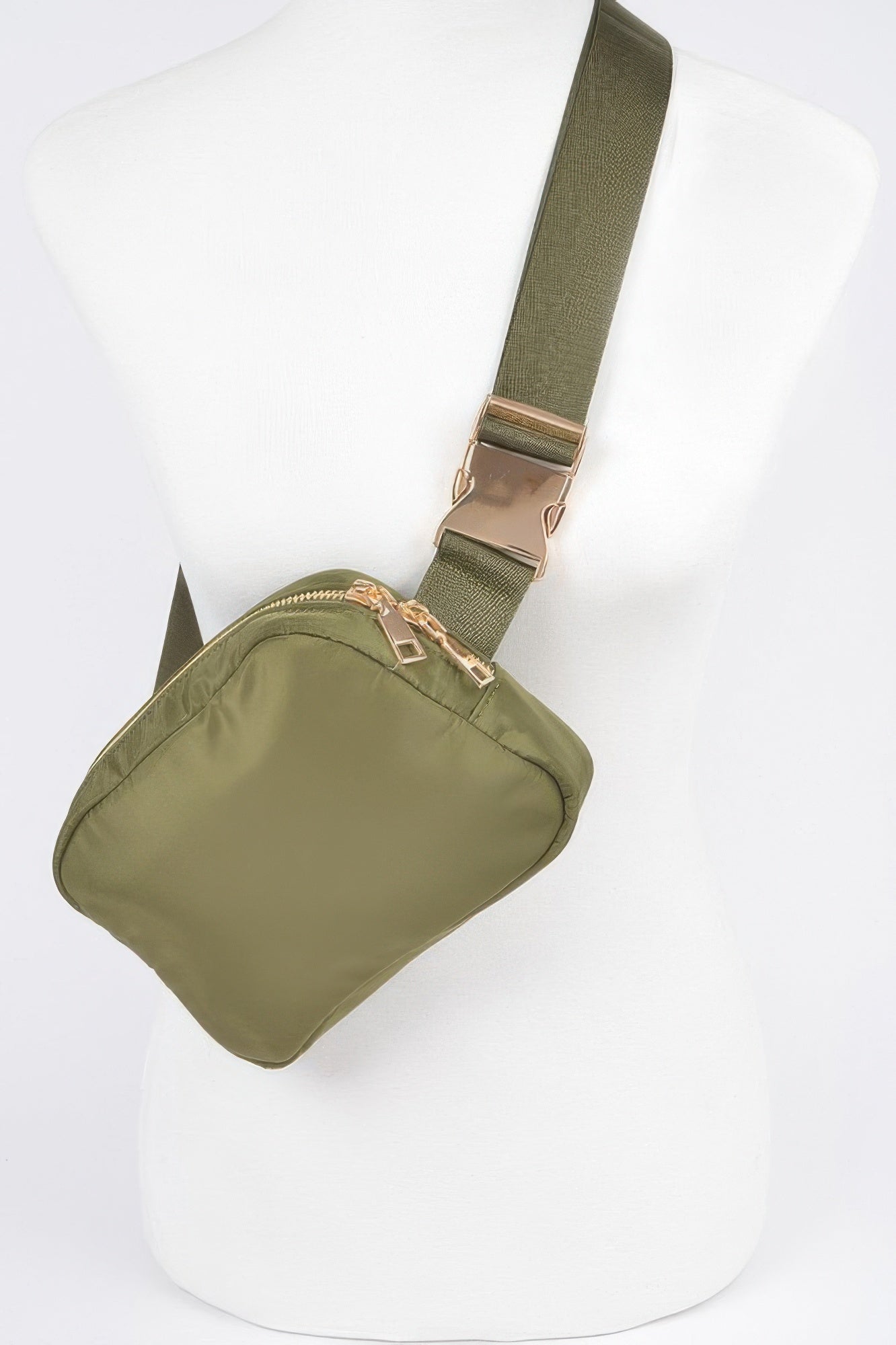Nylon Zip Fanny Pack