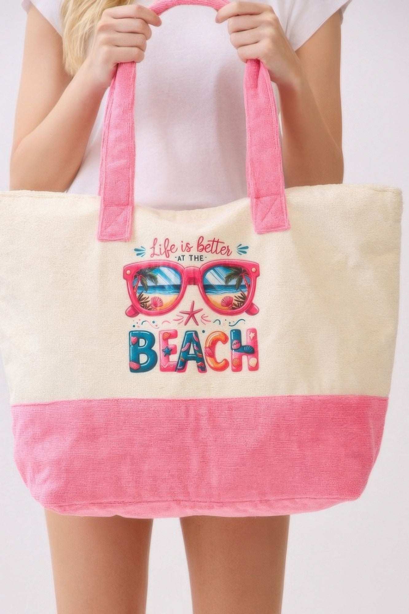 Life Is Better At The Beach Terry Tote