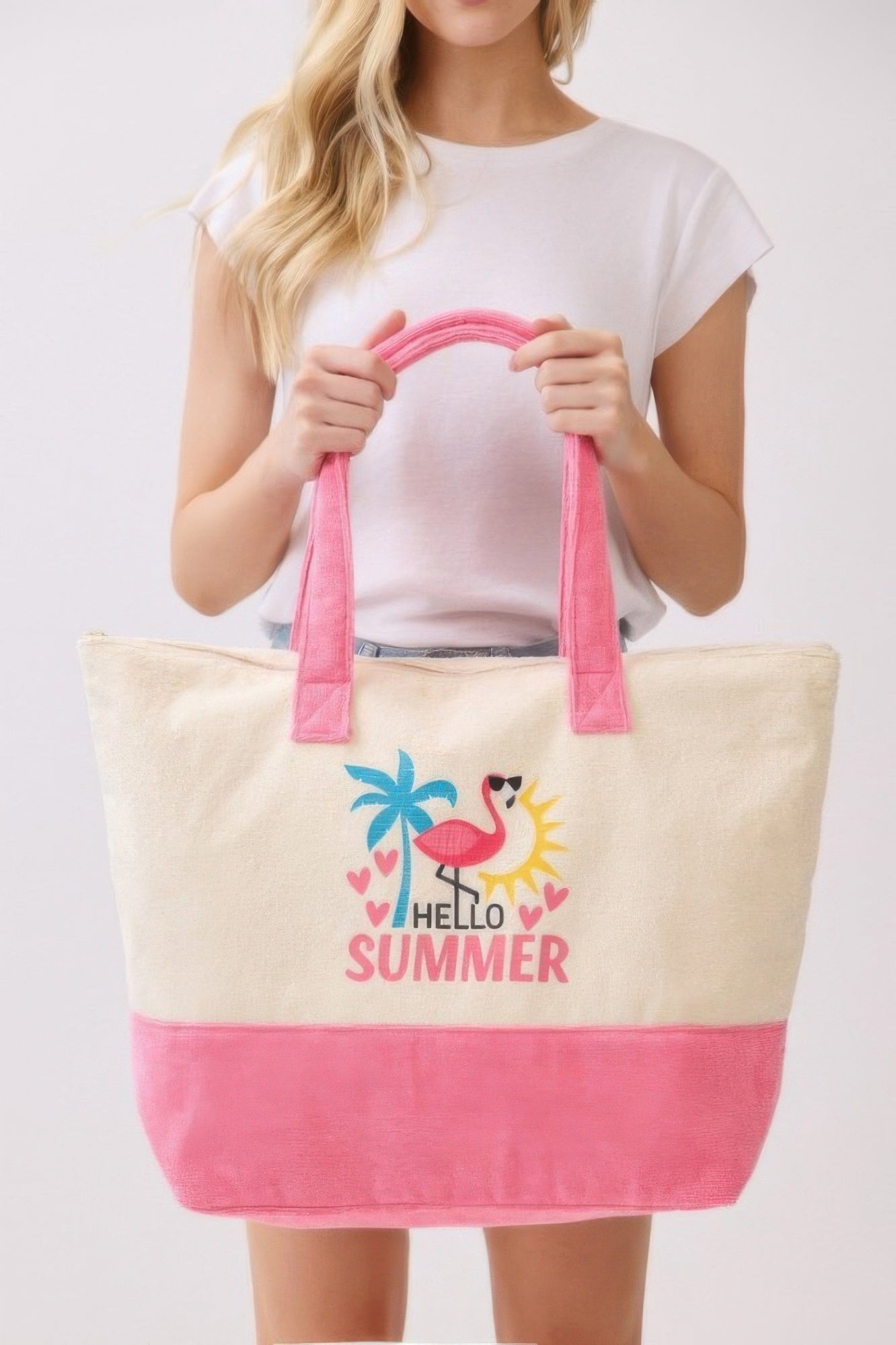 Hello Summer Terry Tote