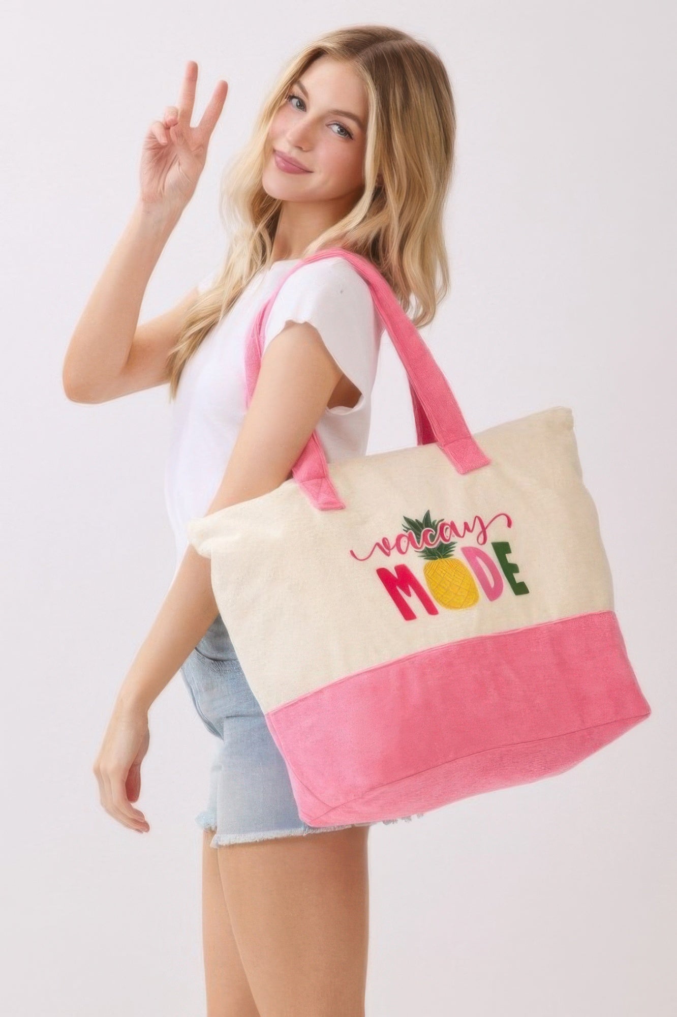 Vacay Mode Terry Tote