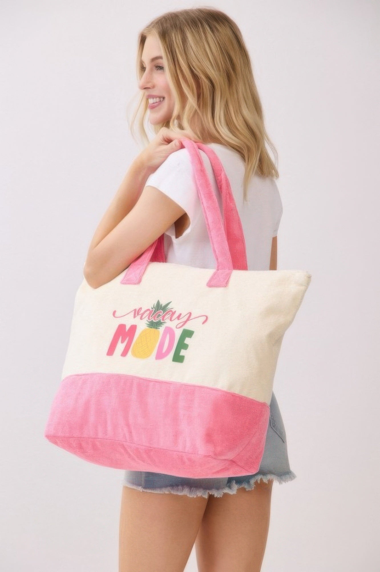 Vacay Mode Terry Tote