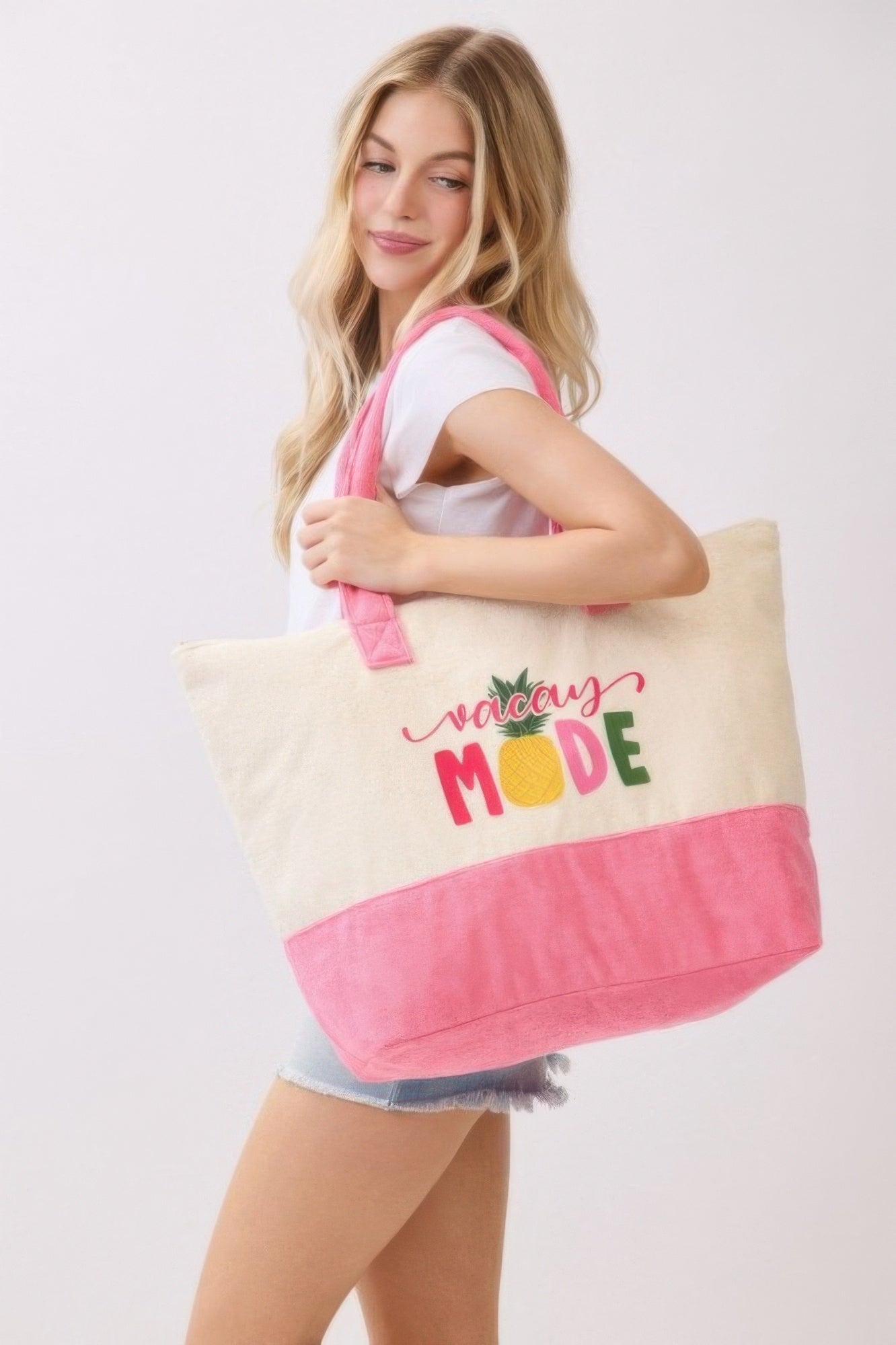 Vacay Mode Terry Tote