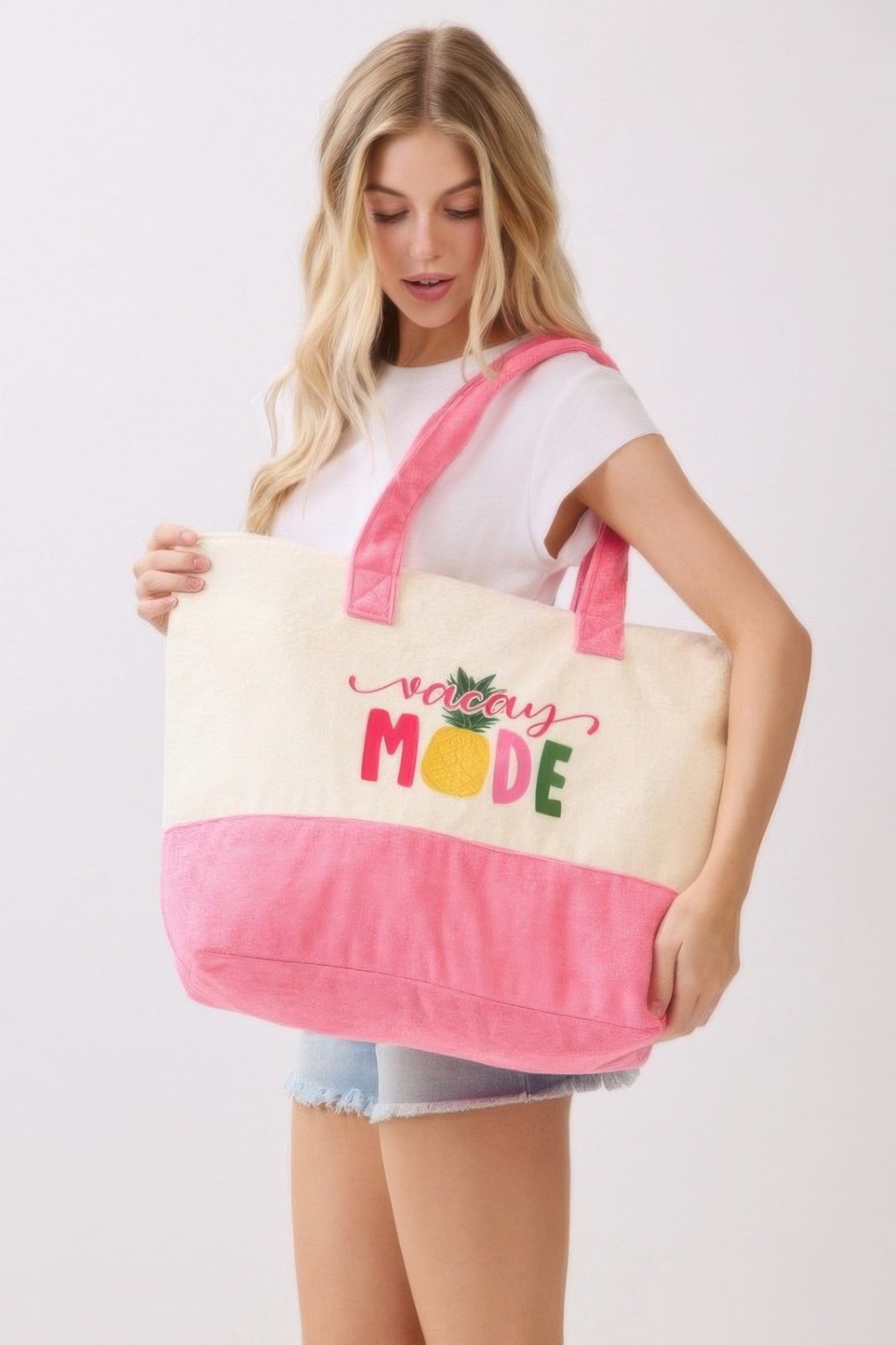 Vacay Mode Terry Tote