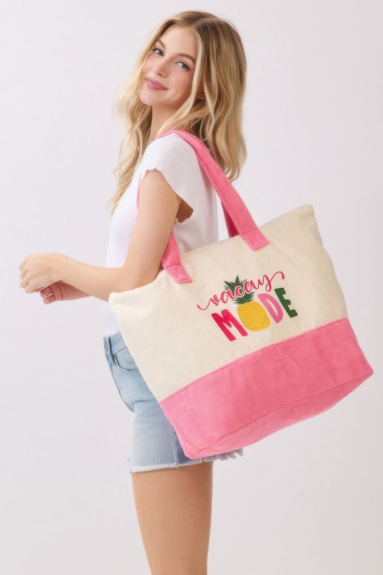 Vacay Mode Terry Tote