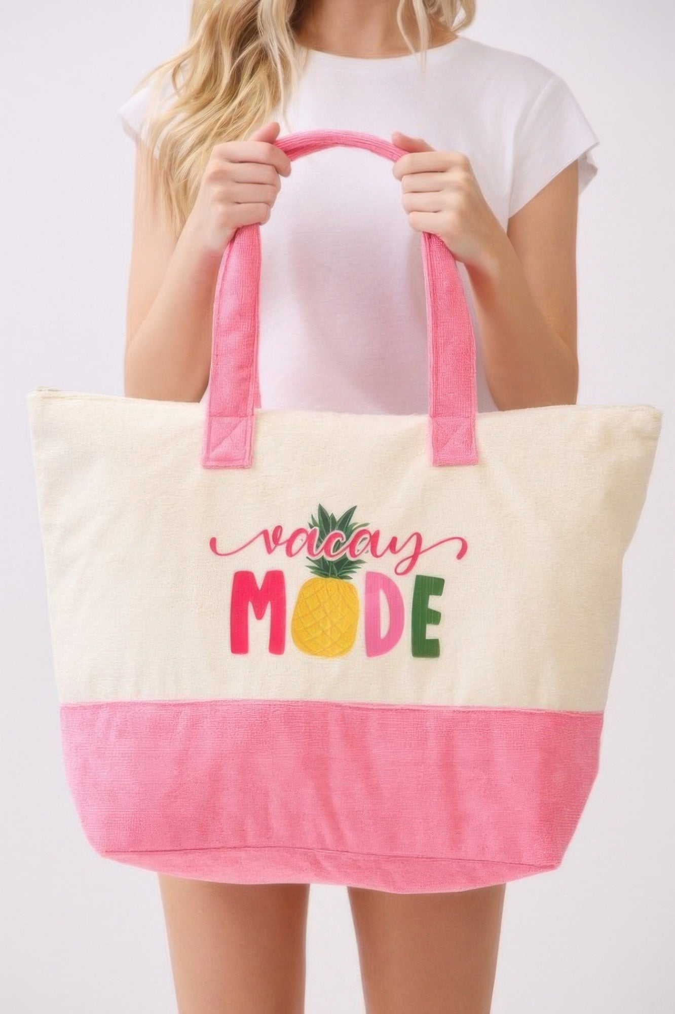 Vacay Mode Terry Tote